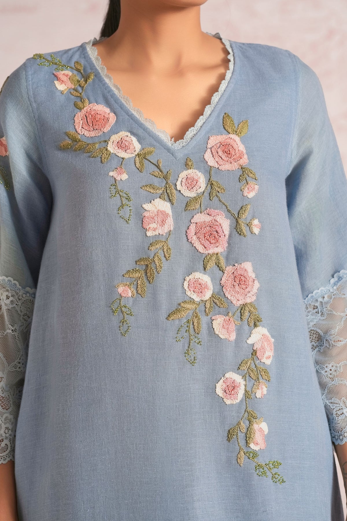 Whimsical Inkblot Tunic Set