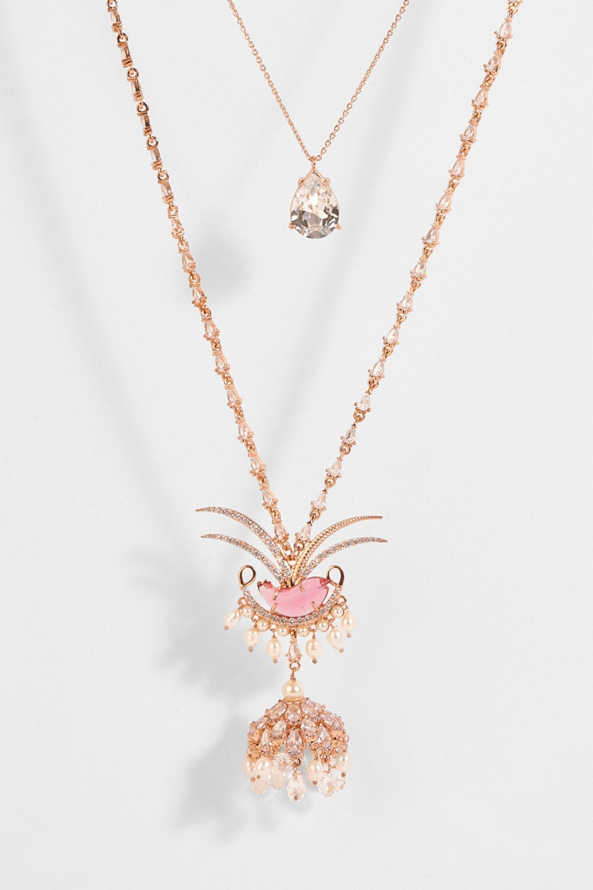 Le Palm Fish Layered Necklace