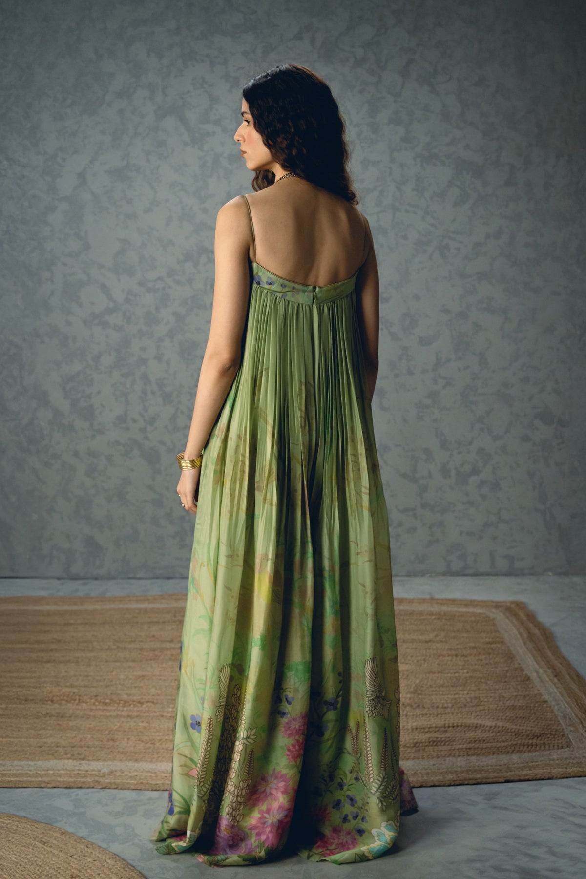 Yume Green Jumpsuit Set