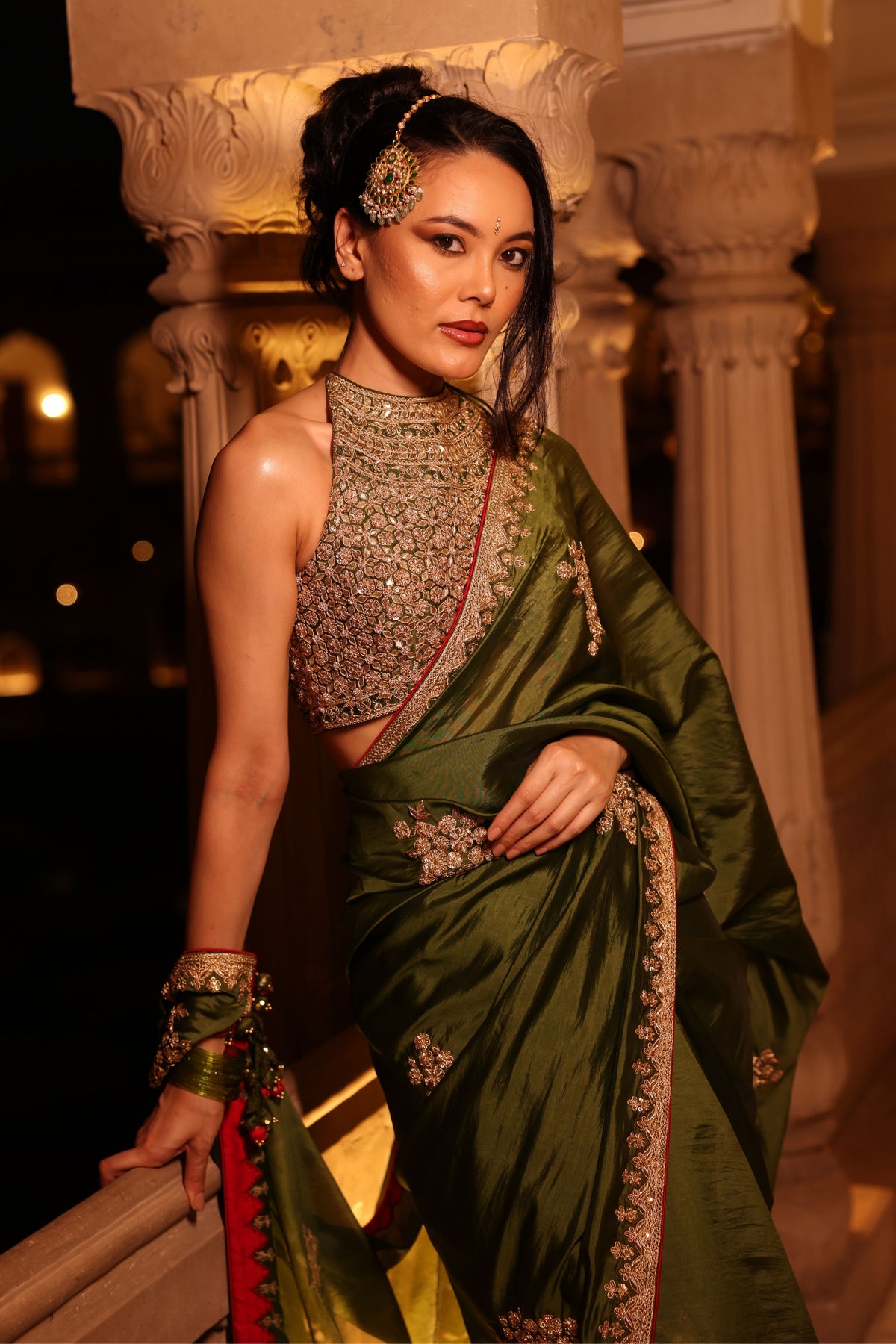 Kaccha Aam Saree Set