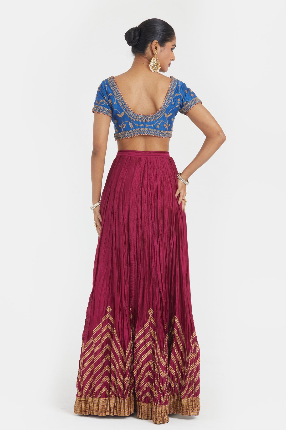 Chelsea Blue Lehenga Set