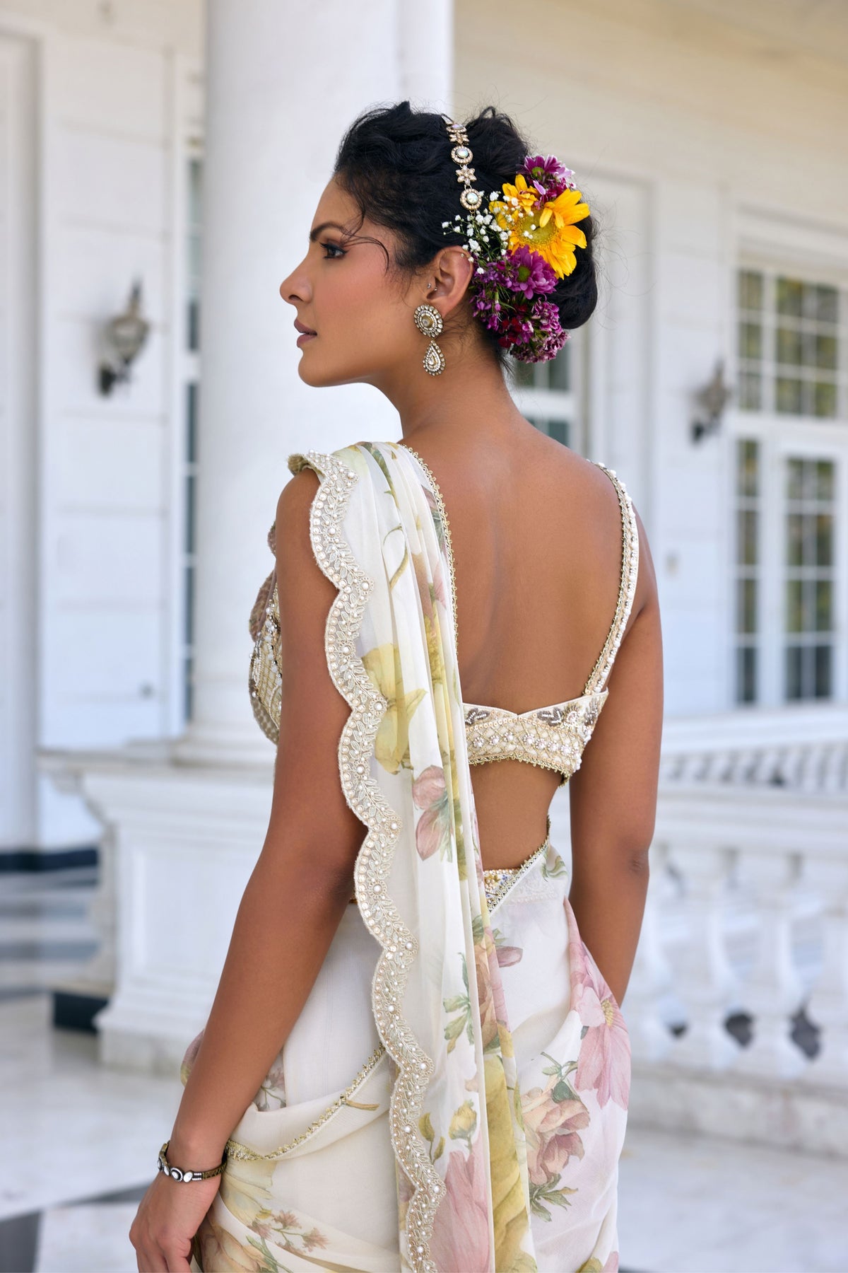 Lisa Draped Saree Set