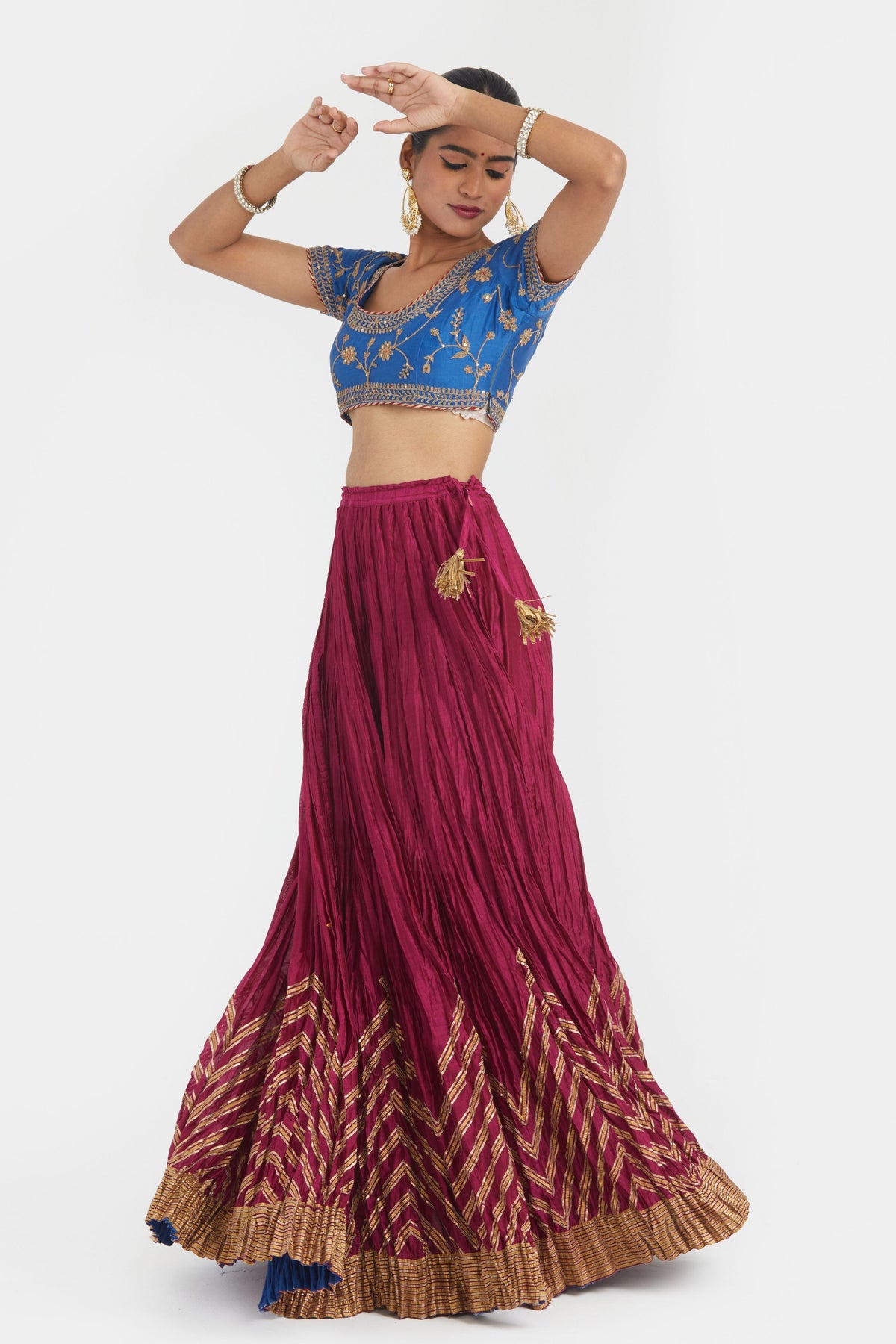 Chelsea Blue Lehenga Set