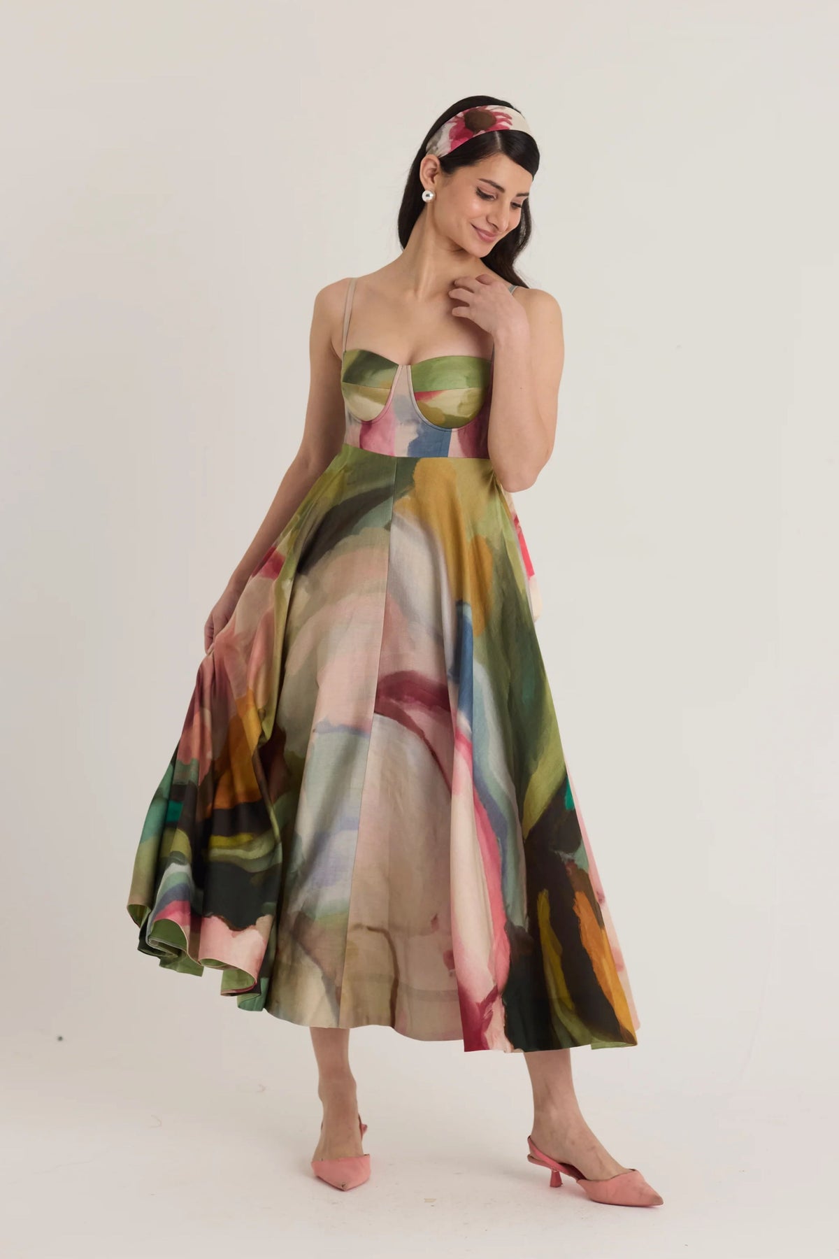 Tilly Flared Bralette Dress