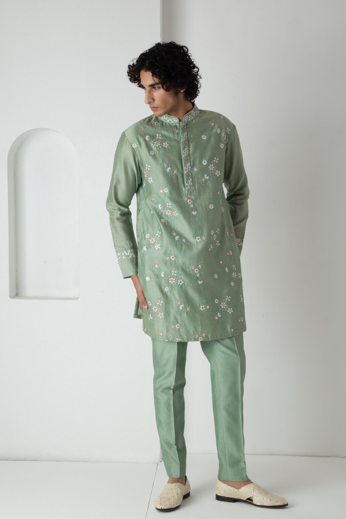 Green Noe Kurta Set