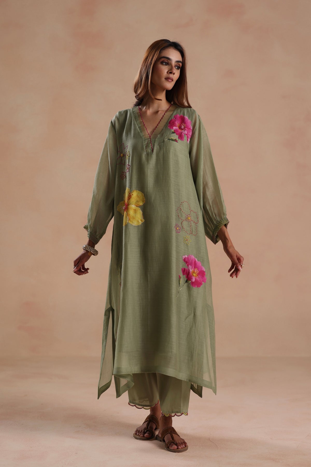 Kamal Green Kurta Set