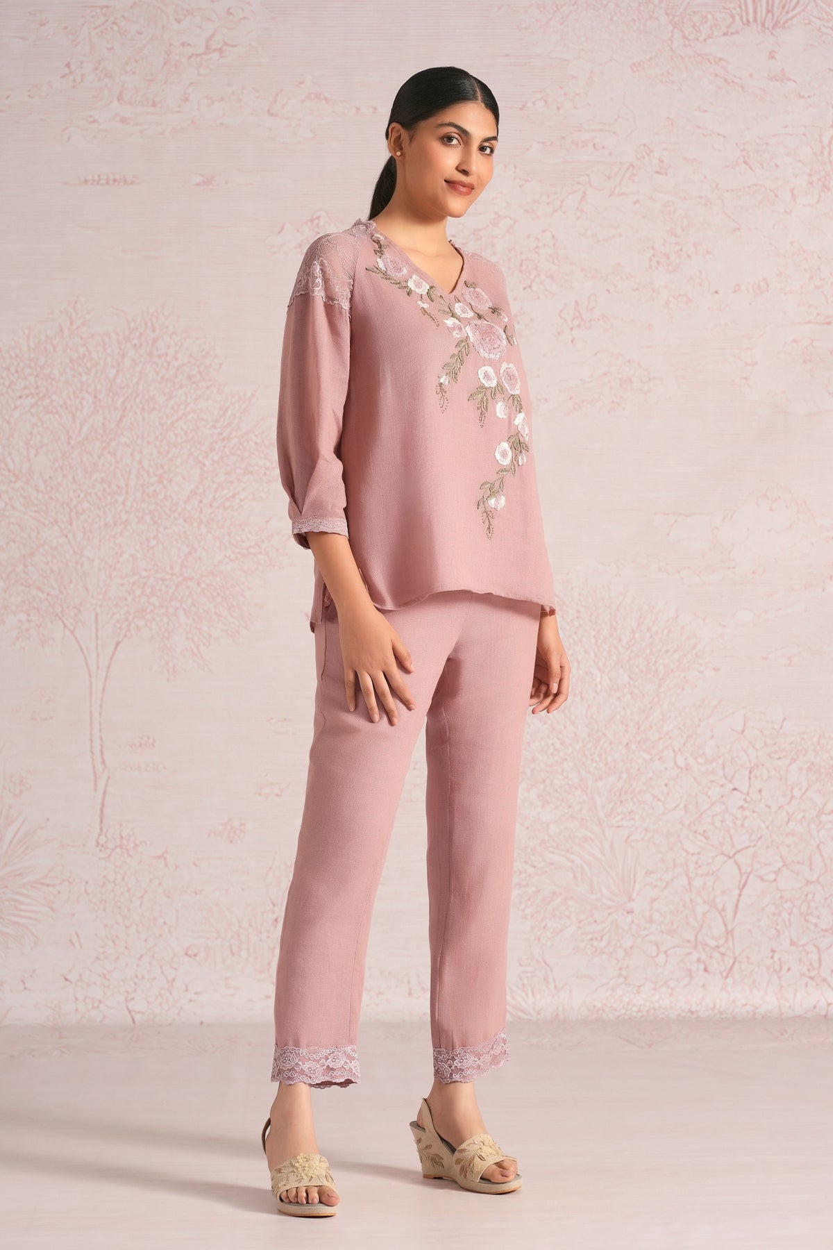 Whimsical Rose Bud Co-ord Set