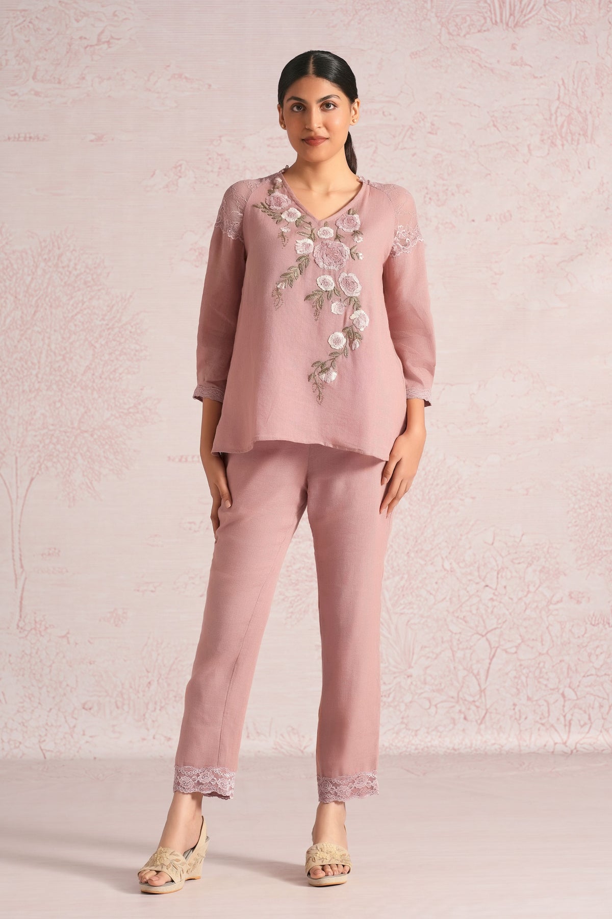 Whimsical Rose Bud Co-ord Set
