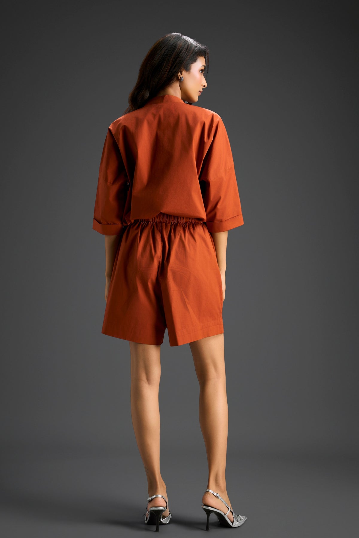 Rust Cotton Co-ord Set