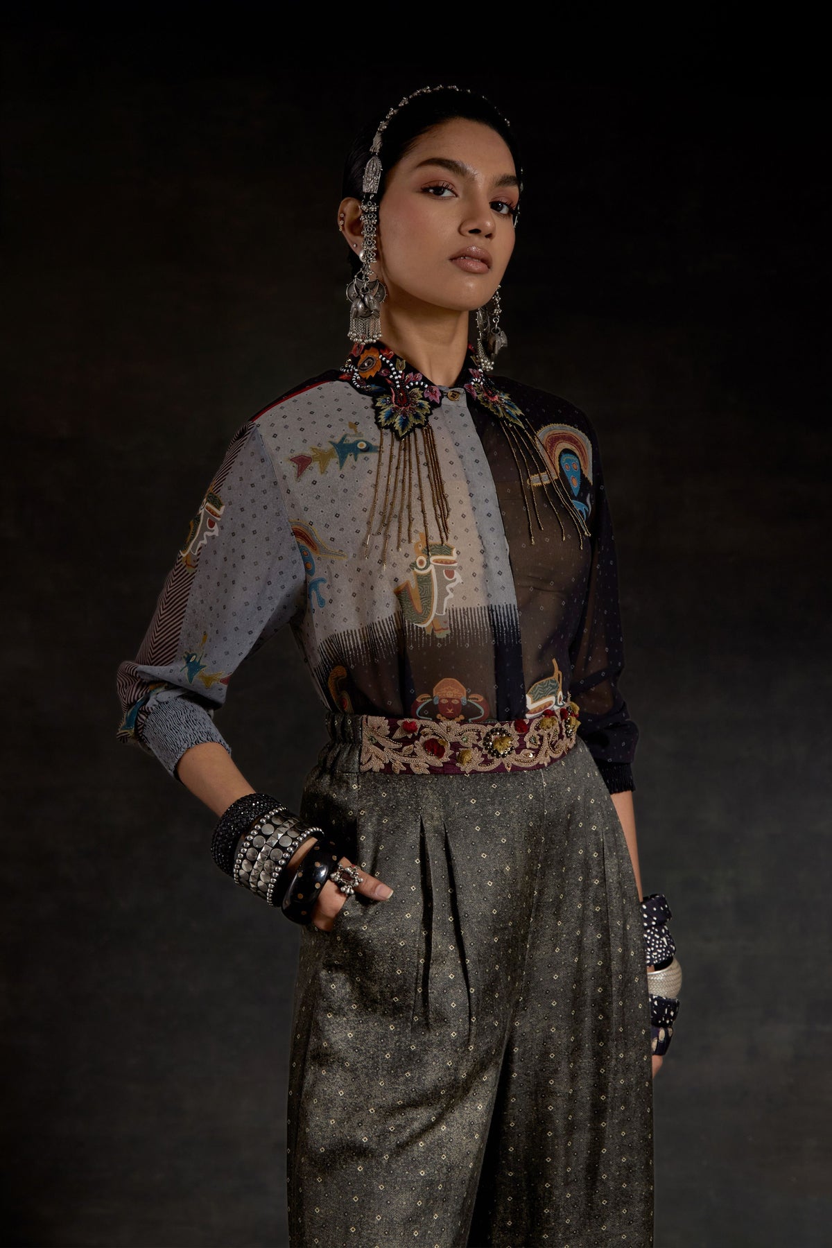 Atri Surmai Straight Shirt Set
