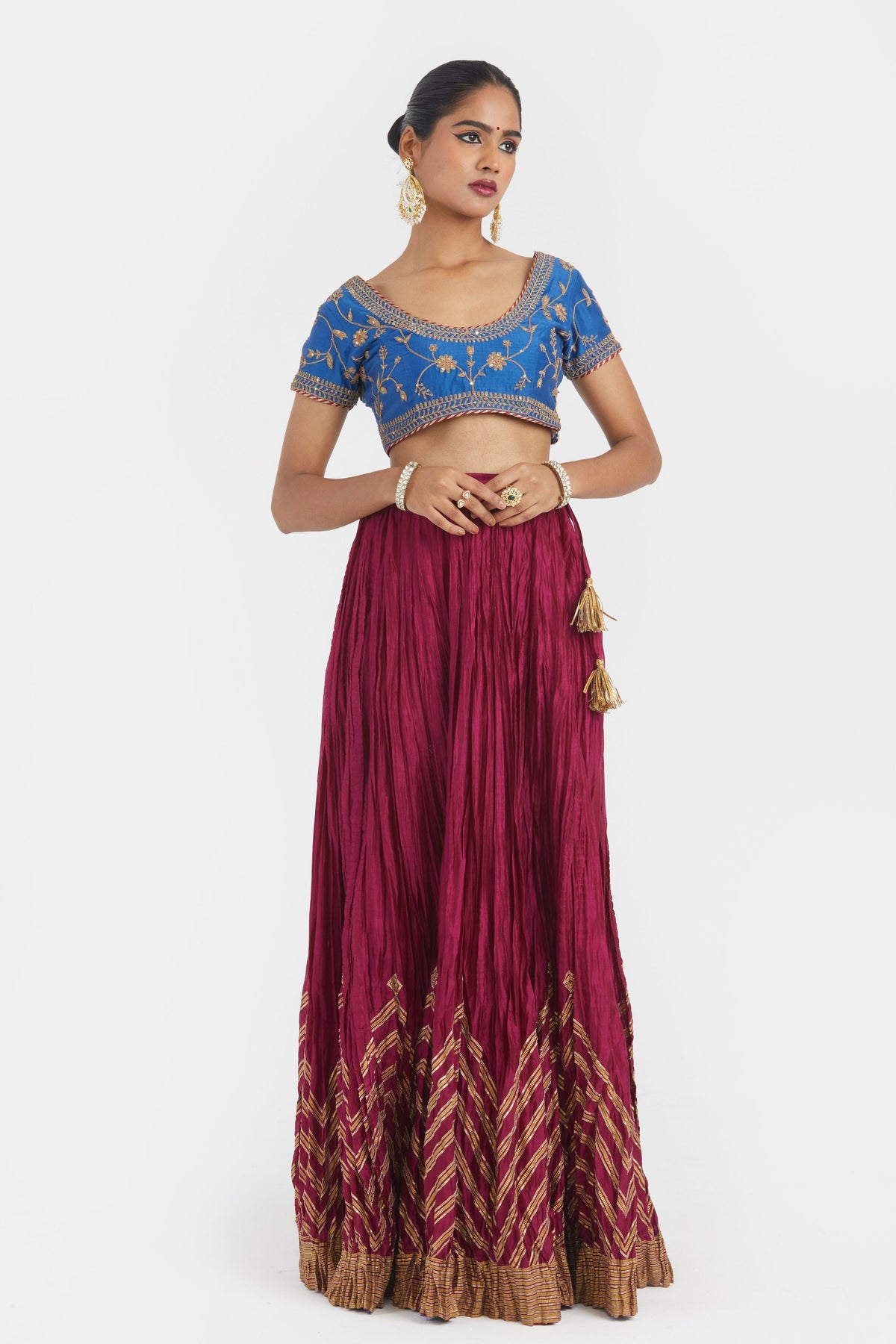 Chelsea Blue Lehenga Set