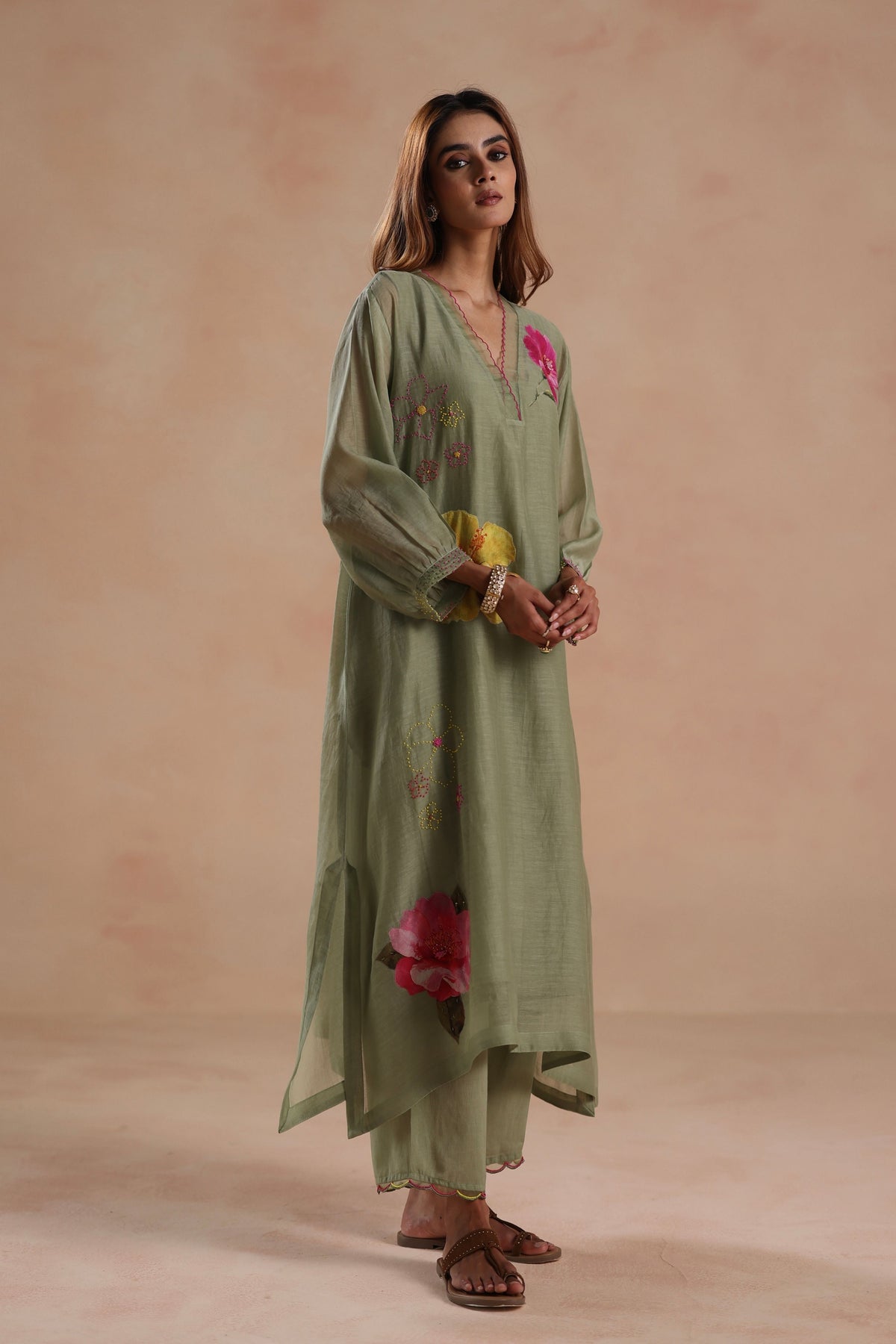 Kamal Green Kurta Set
