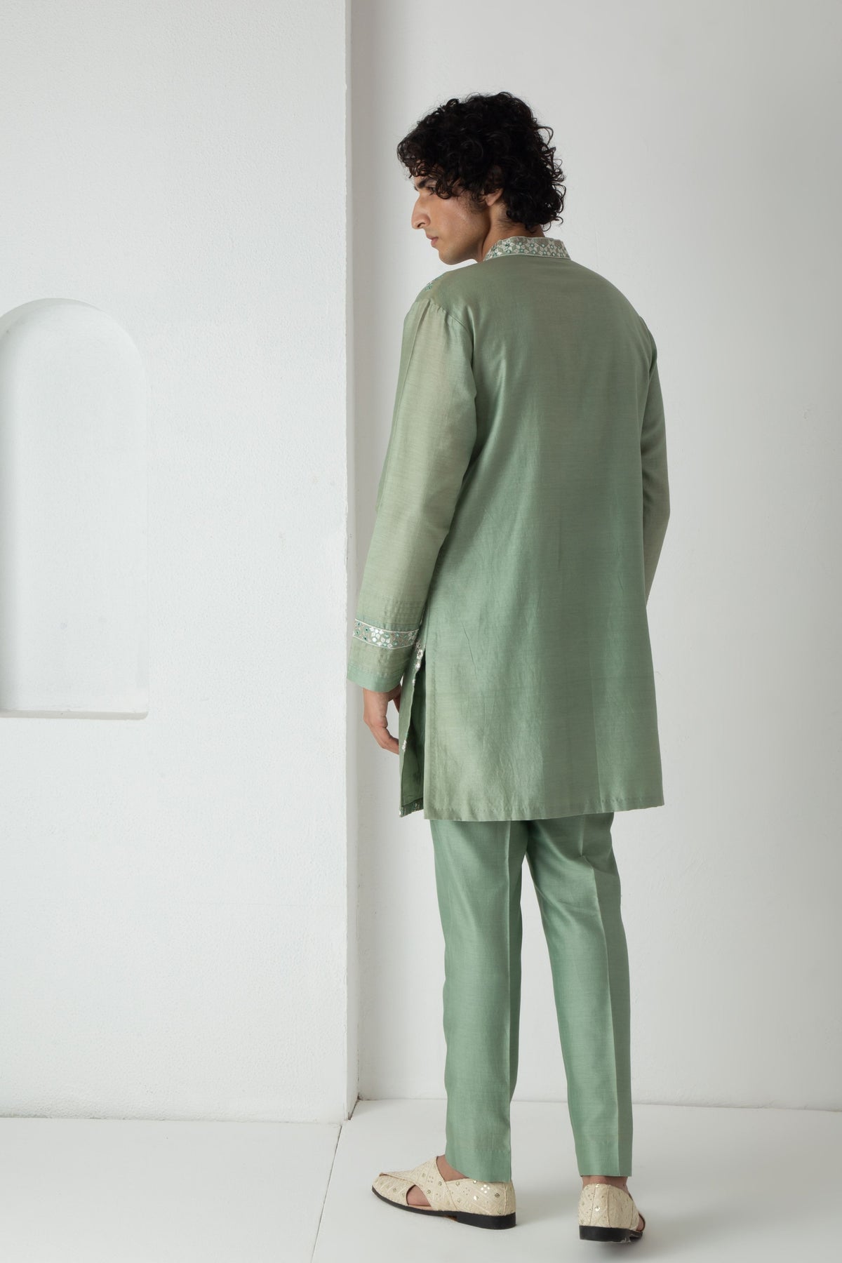 Green Noe Kurta Set