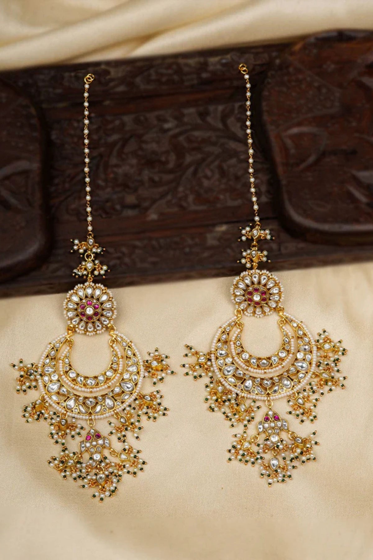 Sharmeen Sehgal in Pink Earrings