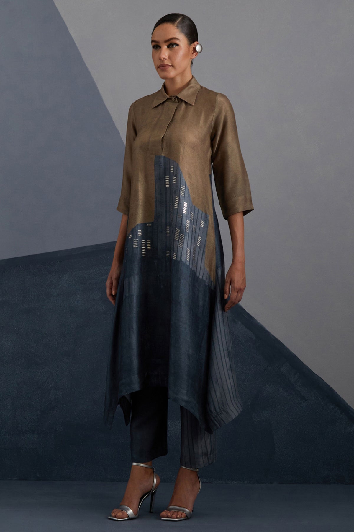Omen Terra & Slate Kurta Set