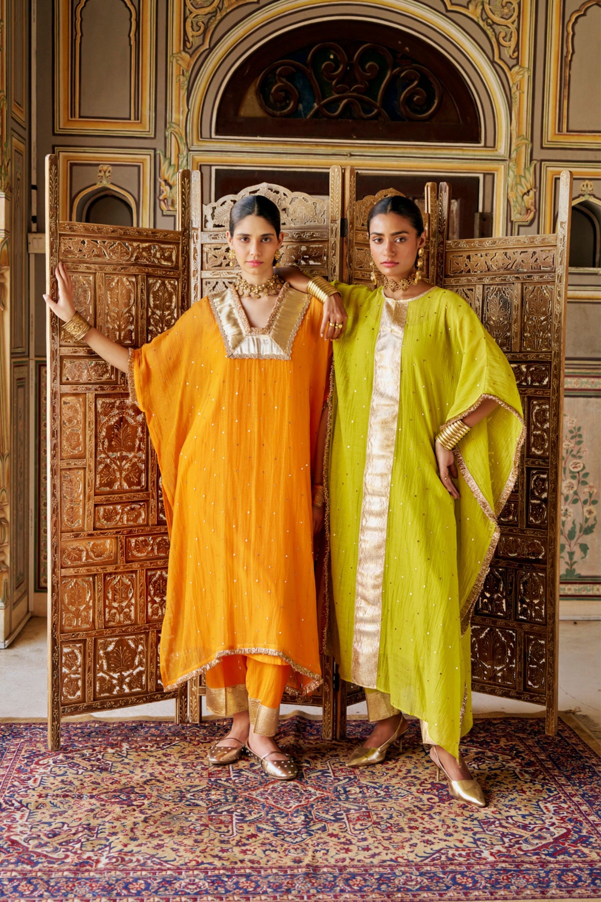 Citron Kaftan Set
