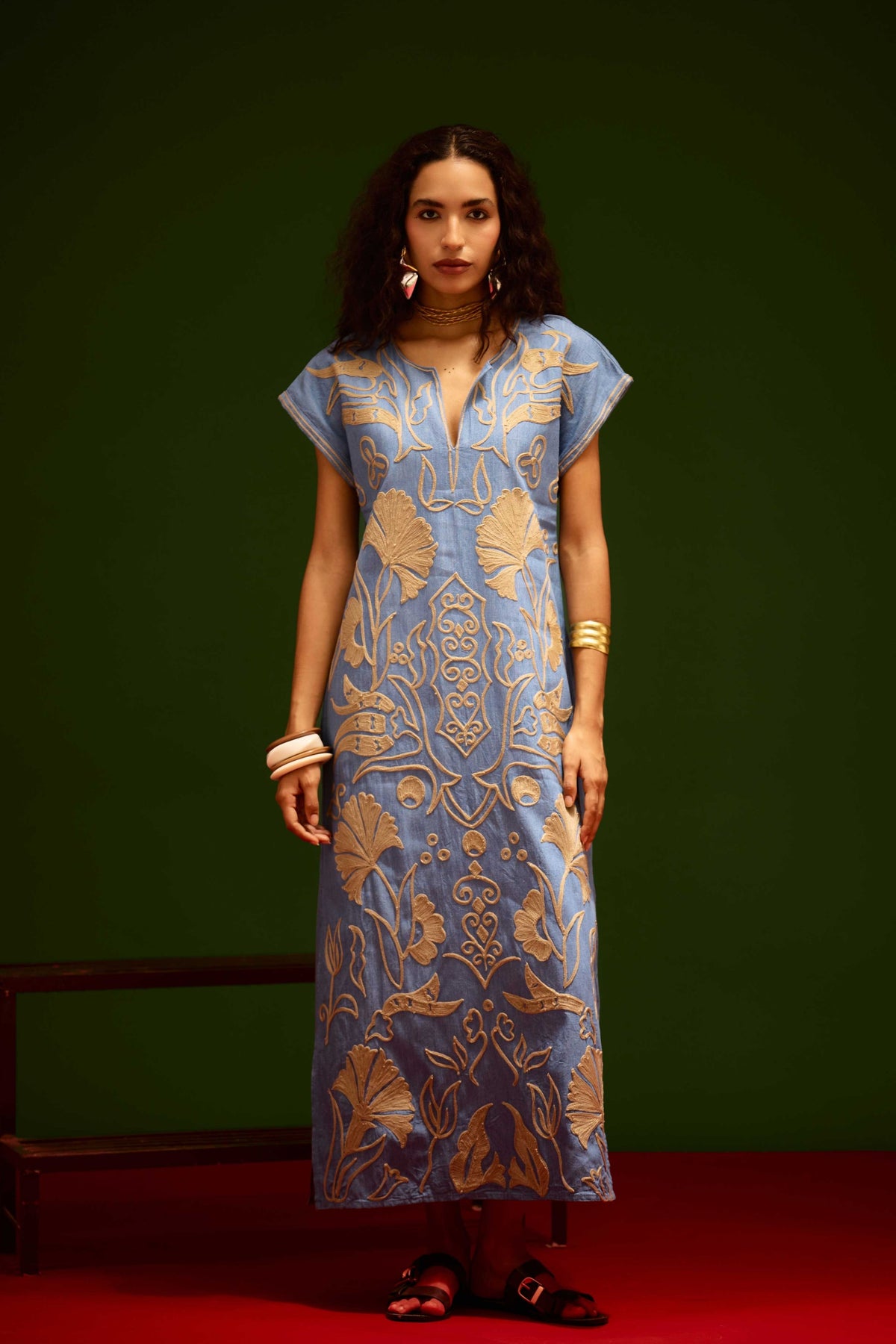 Blue Maxi Dress