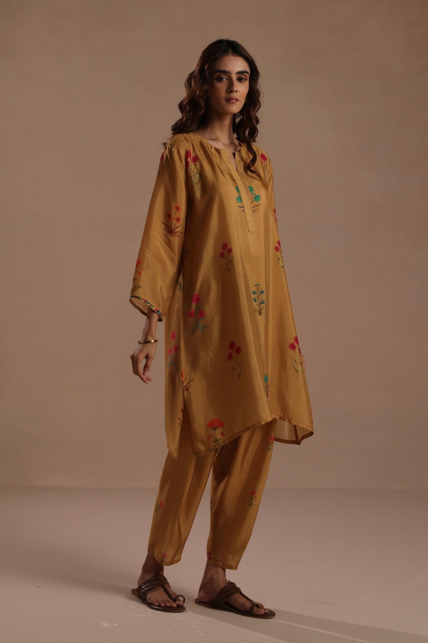 Cypress Kurta Set - Roza Pret - Elahe