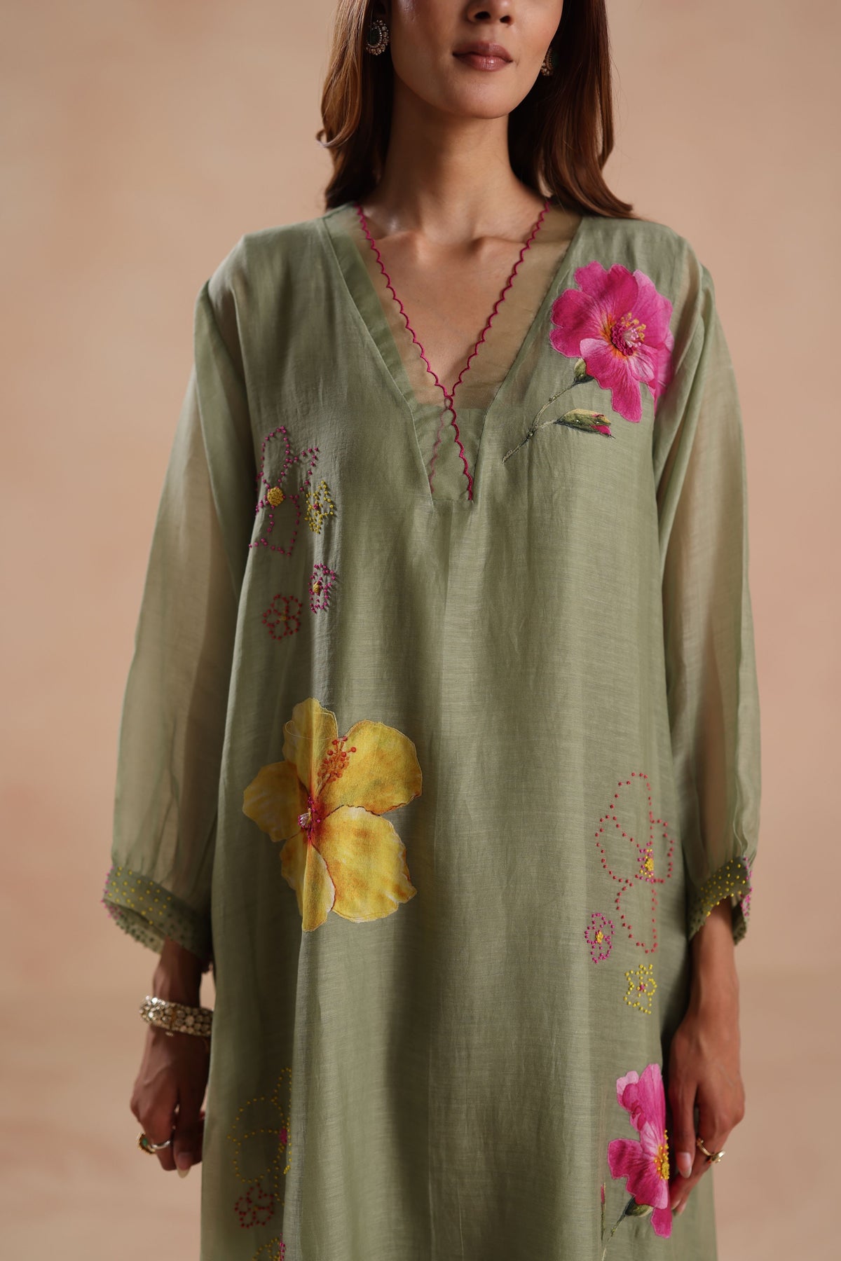 Kamal Green Kurta Set