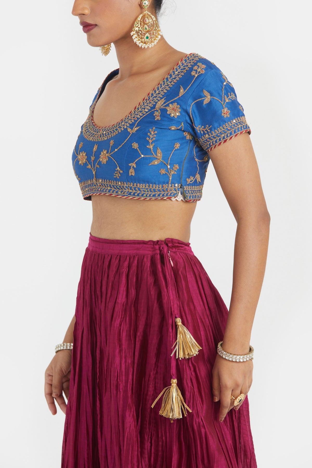 Chelsea Blue Lehenga Set