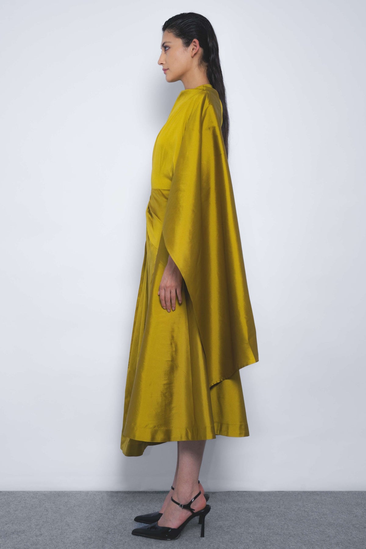 Velo Draped Dress
