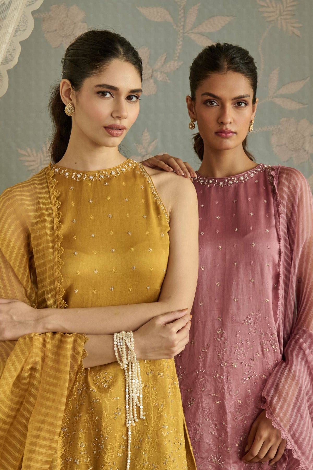Blush Ira Gharara Set
