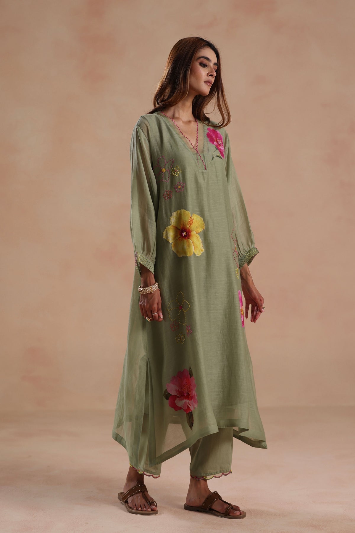 Kamal Green Kurta Set