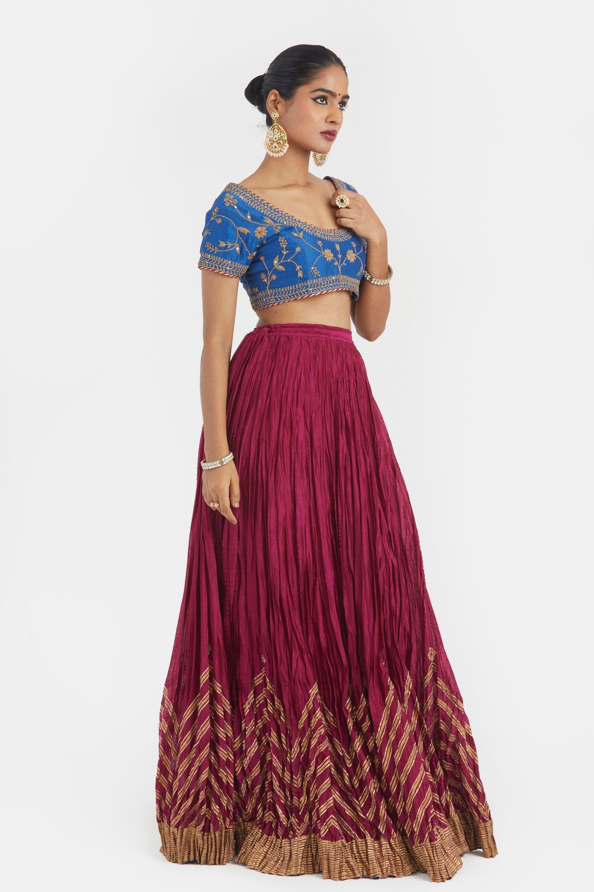 Chelsea Blue Lehenga Set