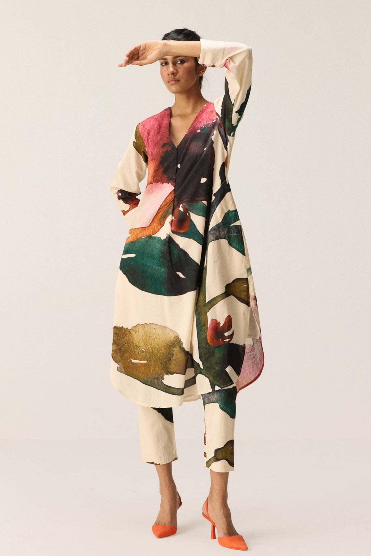 Flora Splash Kurta Set