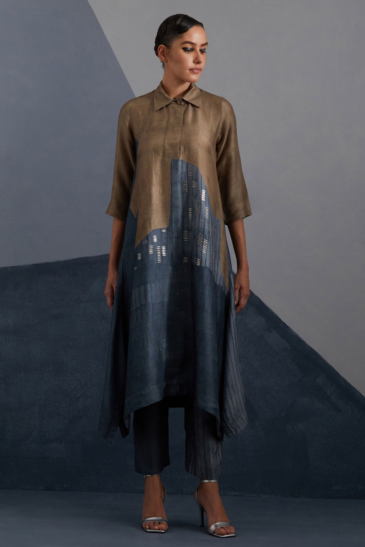Omen Terra & Slate Kurta Set