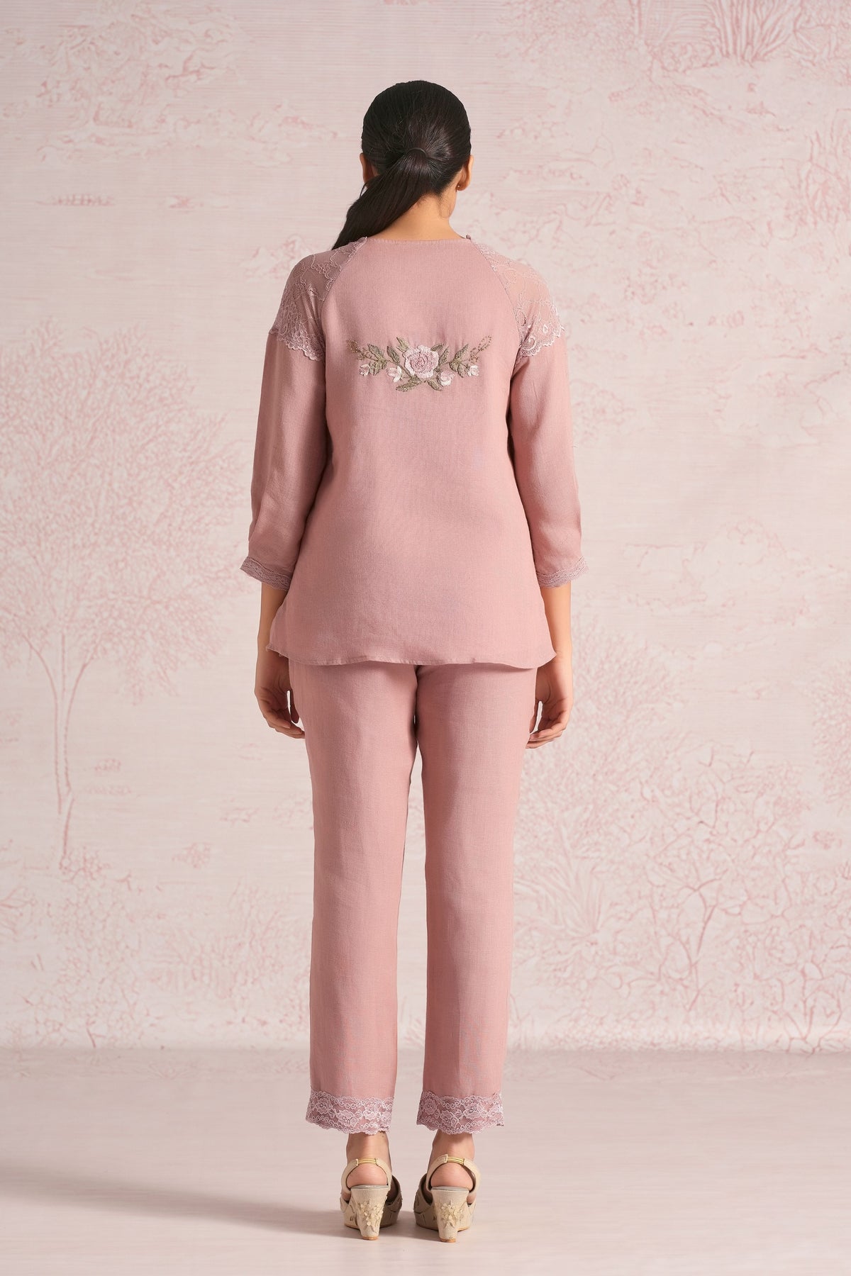 Whimsical Rose Bud Top