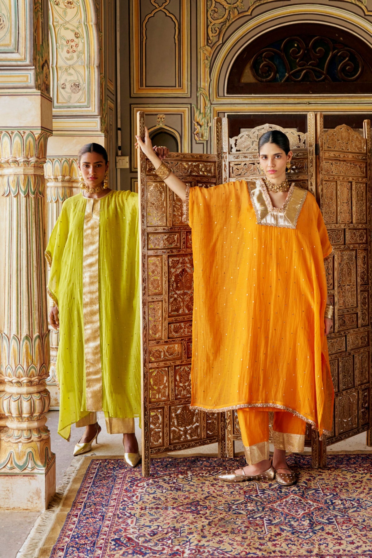 Citron Kaftan Set