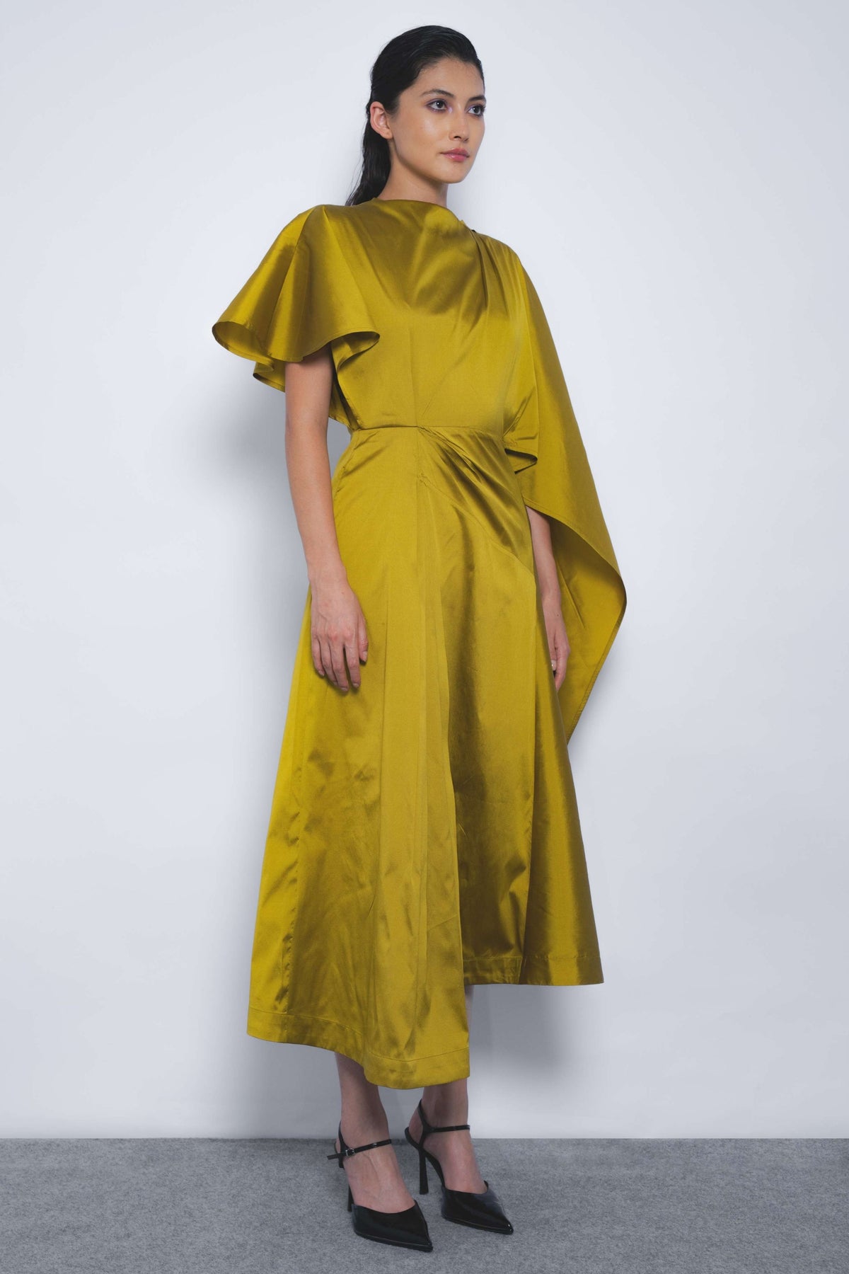 Velo Draped Dress