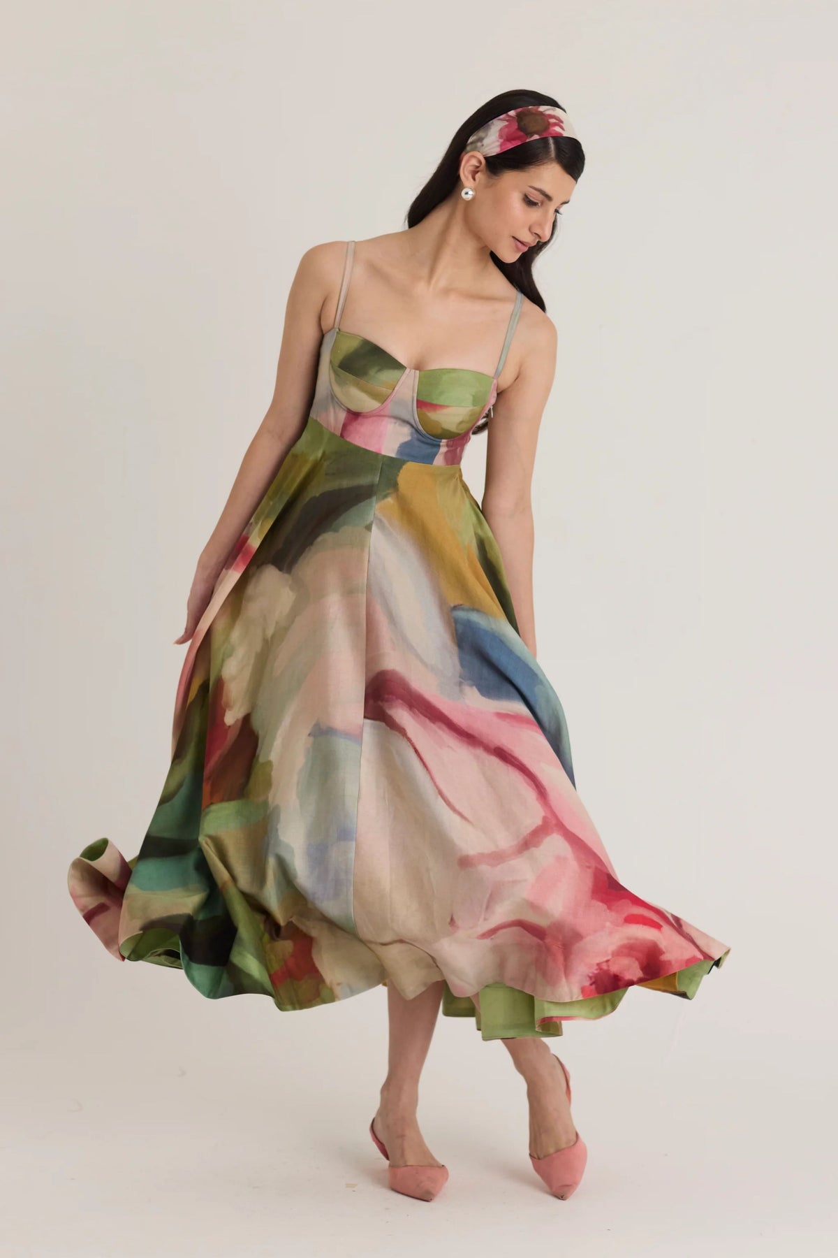 Tilly Flared Bralette Dress
