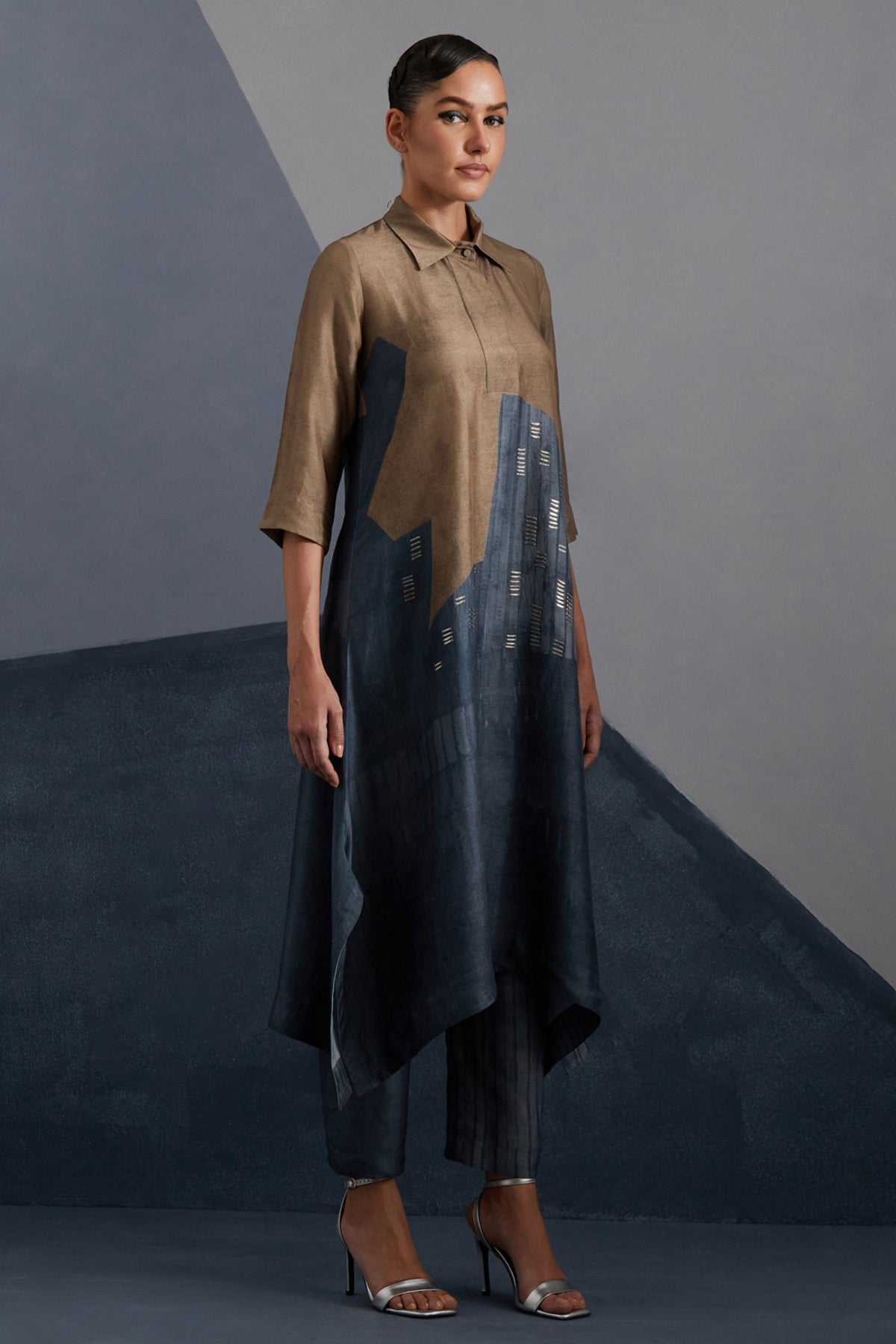 Omen Terra & Slate Kurta Set
