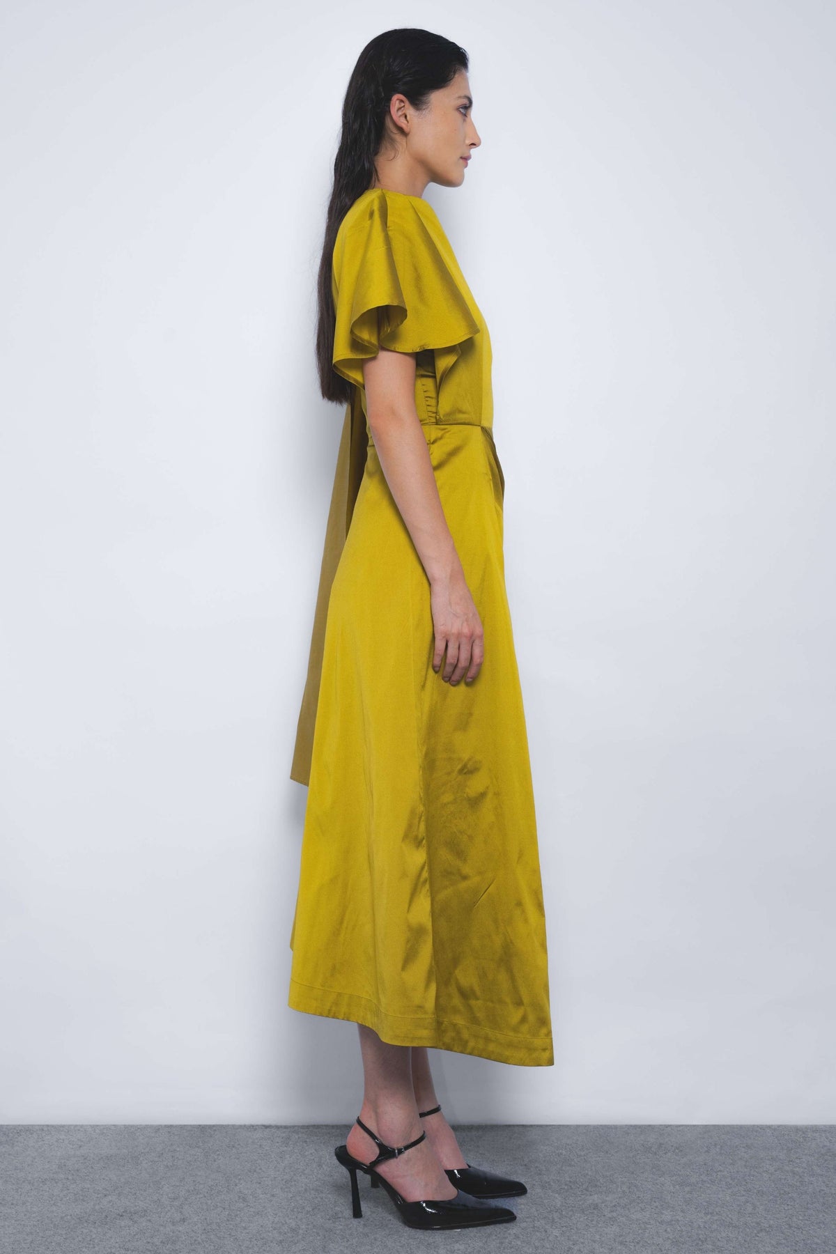 Velo Draped Dress
