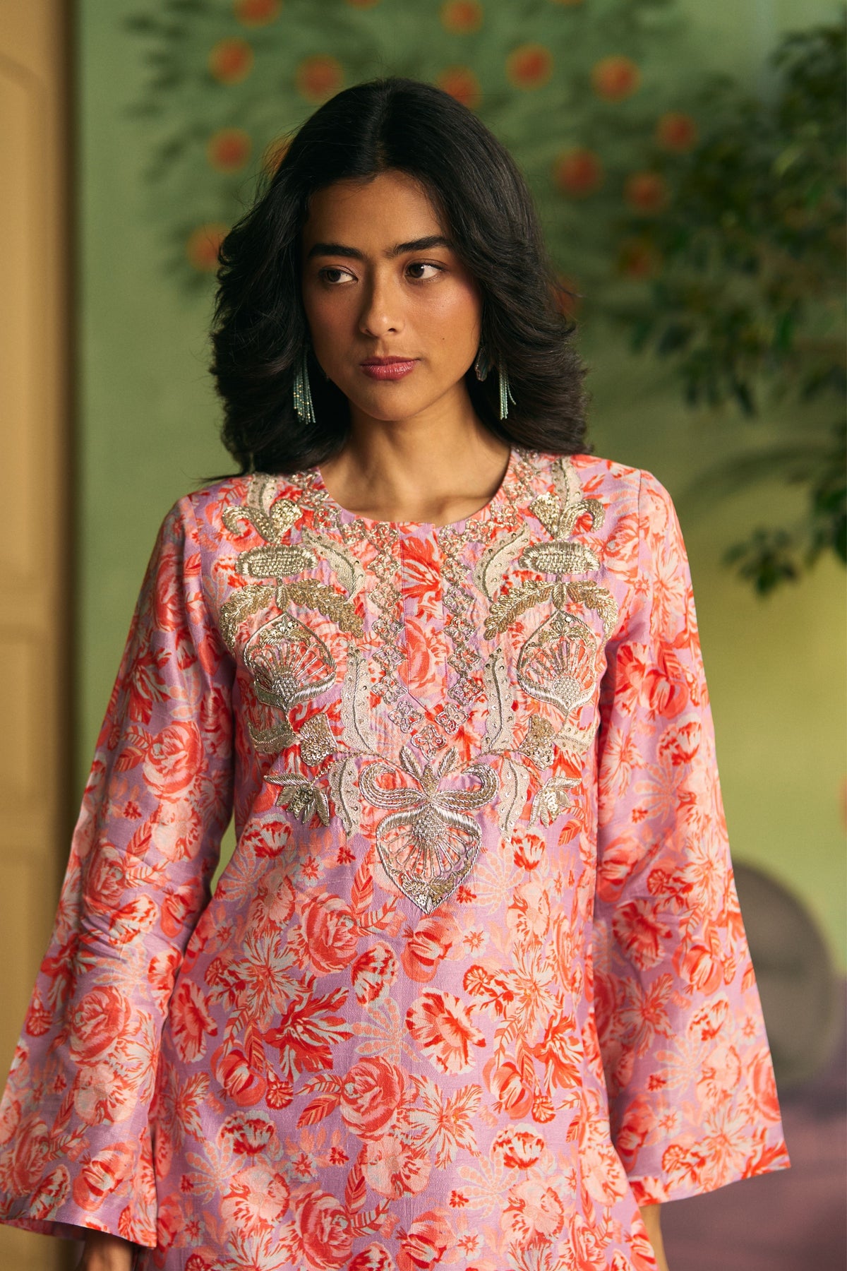 Lavender Petal Garden Sharara Set