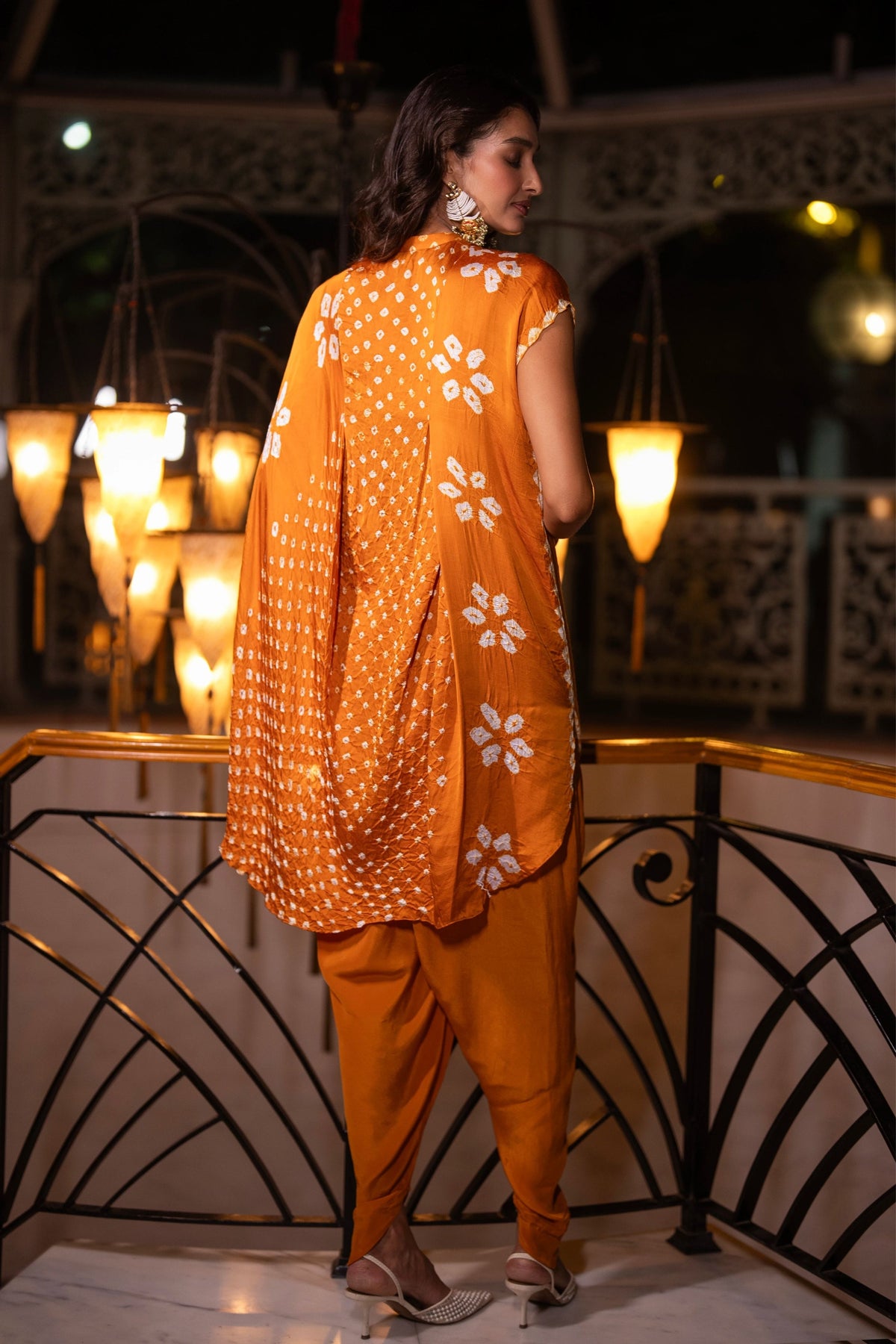 Cowl Drape Top & Tulip Pants