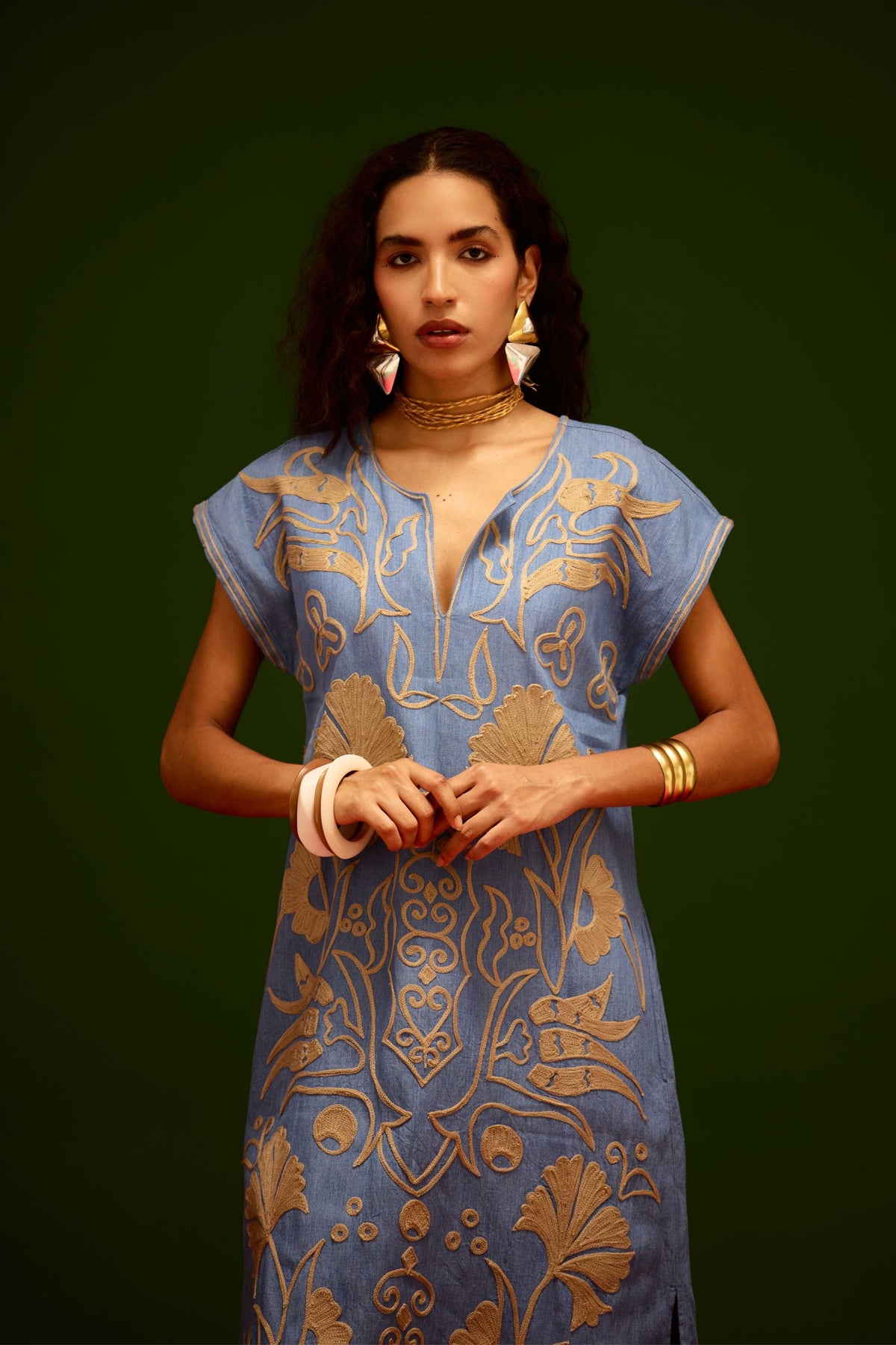 Blue Maxi Dress