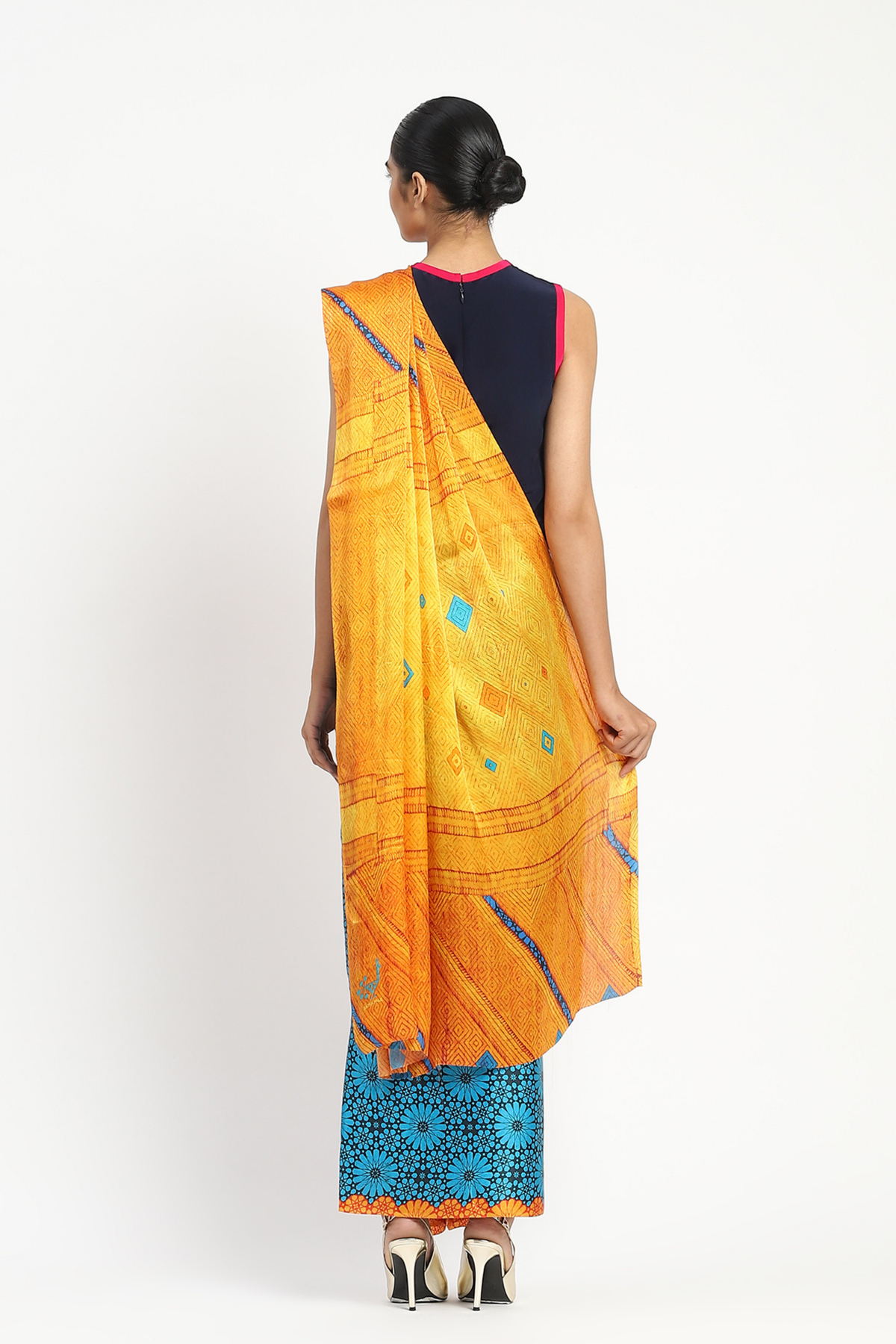 Science of Life Printed Saree