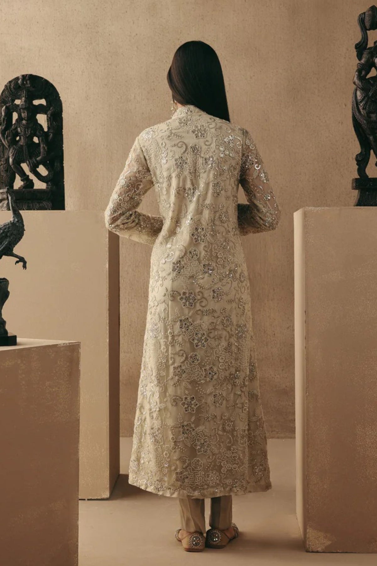 Mirror Layered Long Jacket