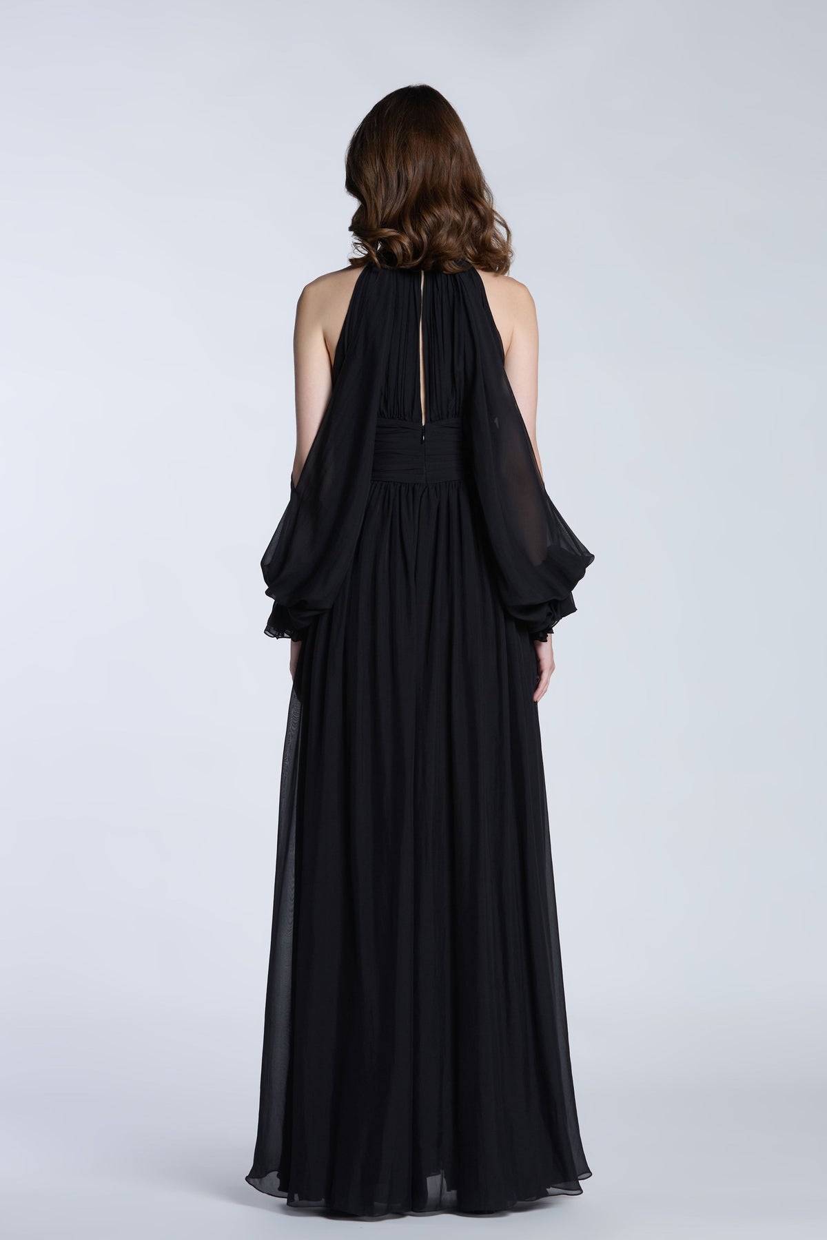 Flared Halter Neck Jumpsuit