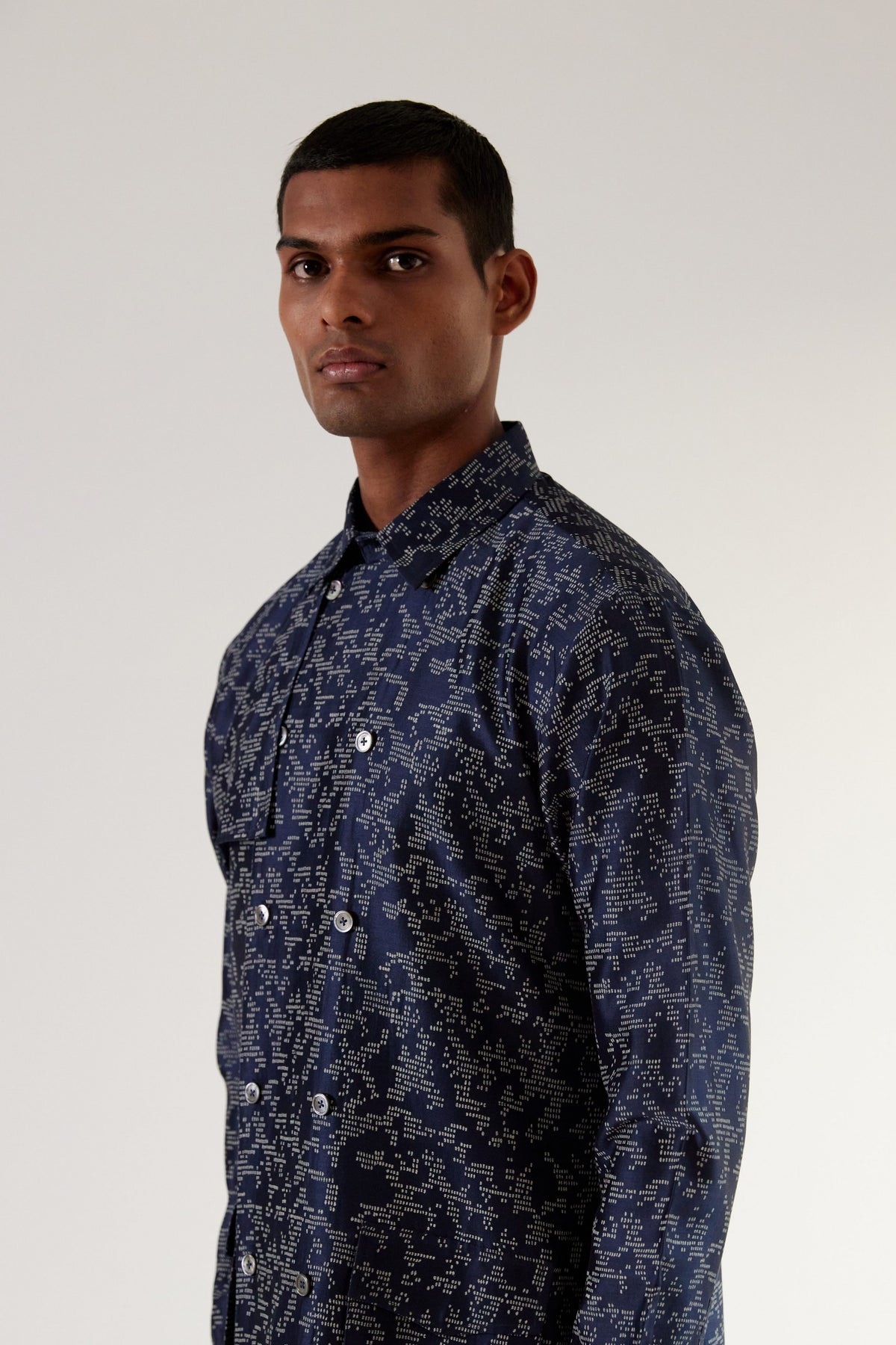 Camo Block Trench Kurta