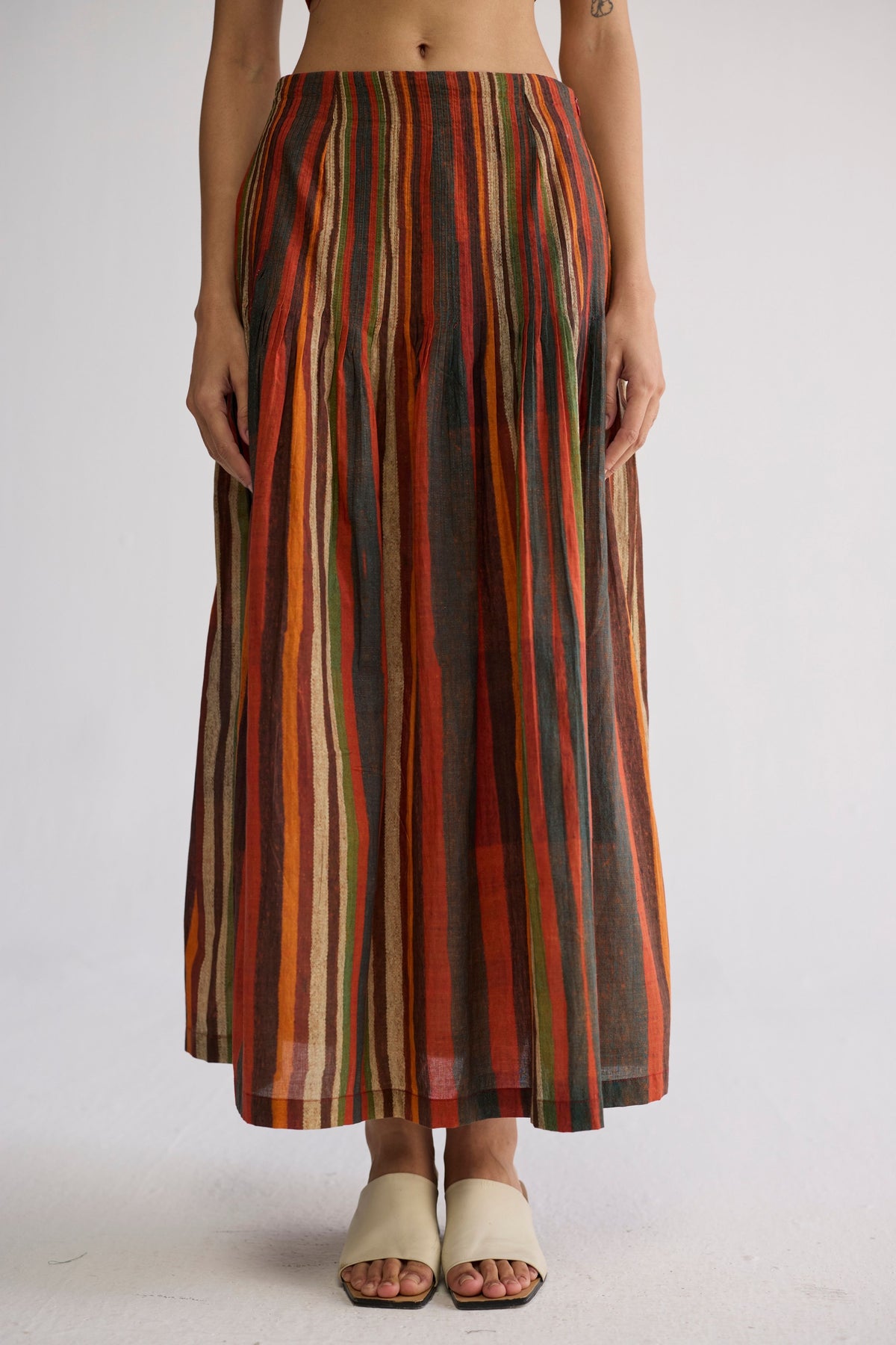 Jilian Pintucks Skirt Set