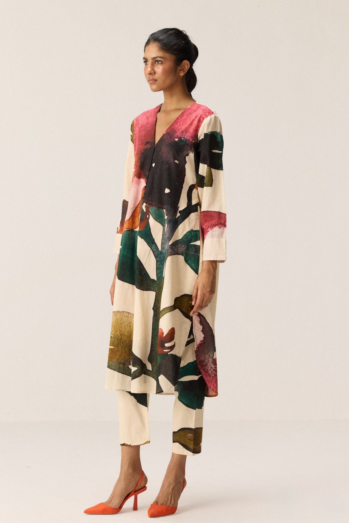 Flora Splash Kurta Set