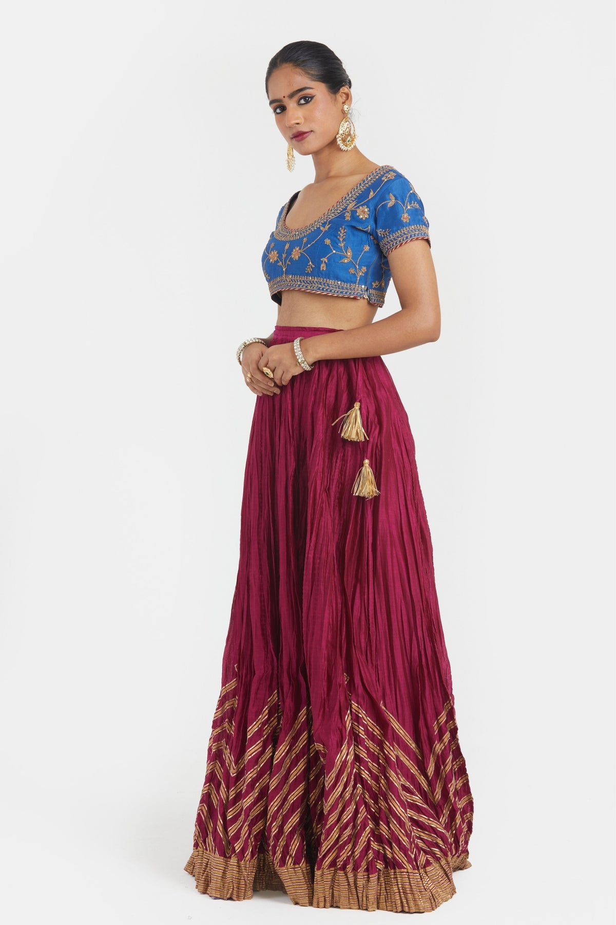 Chelsea Blue Lehenga Set