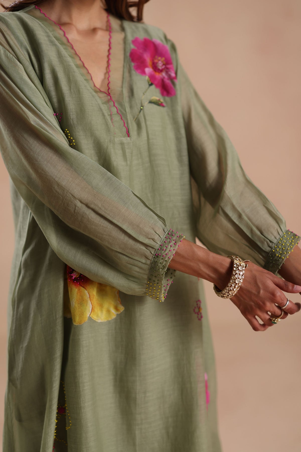 Kamal Green Kurta Set
