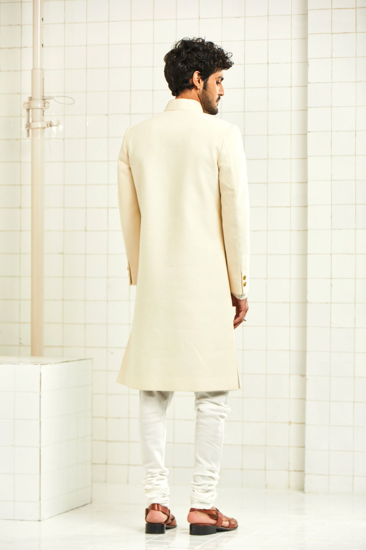 Dhami Quilted Sherwani