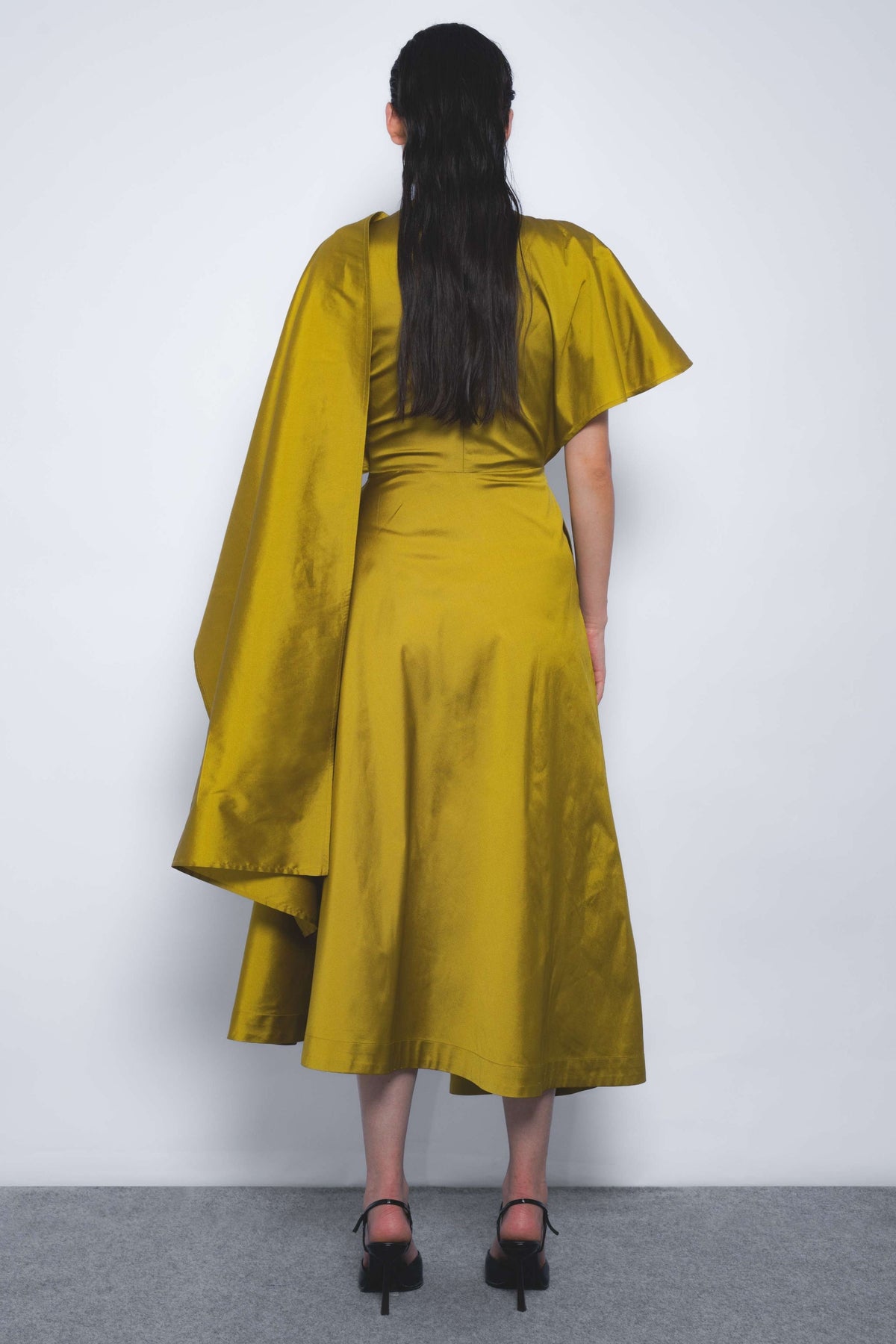 Velo Draped Dress