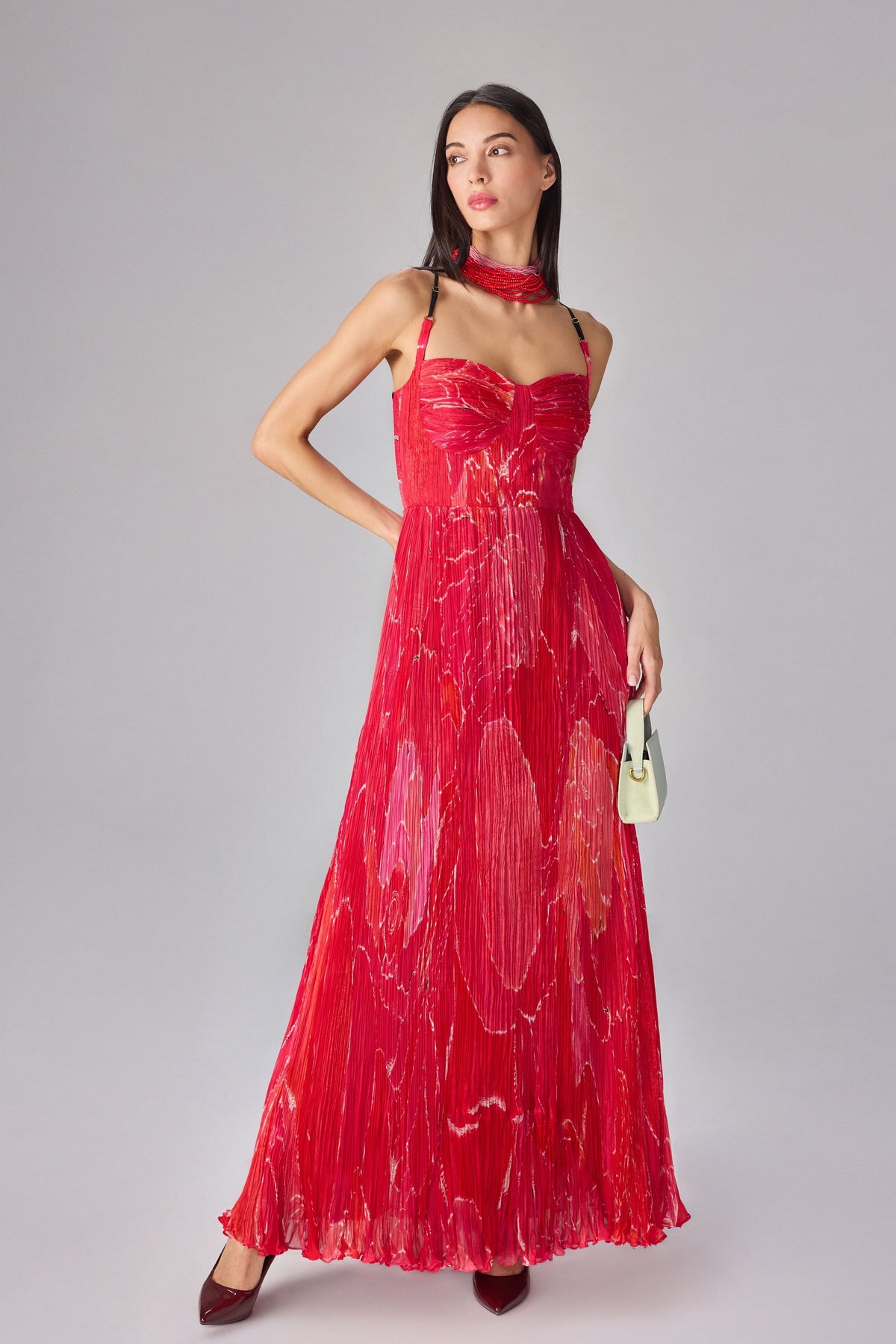 Pink Scrath Flower Kiara Dress